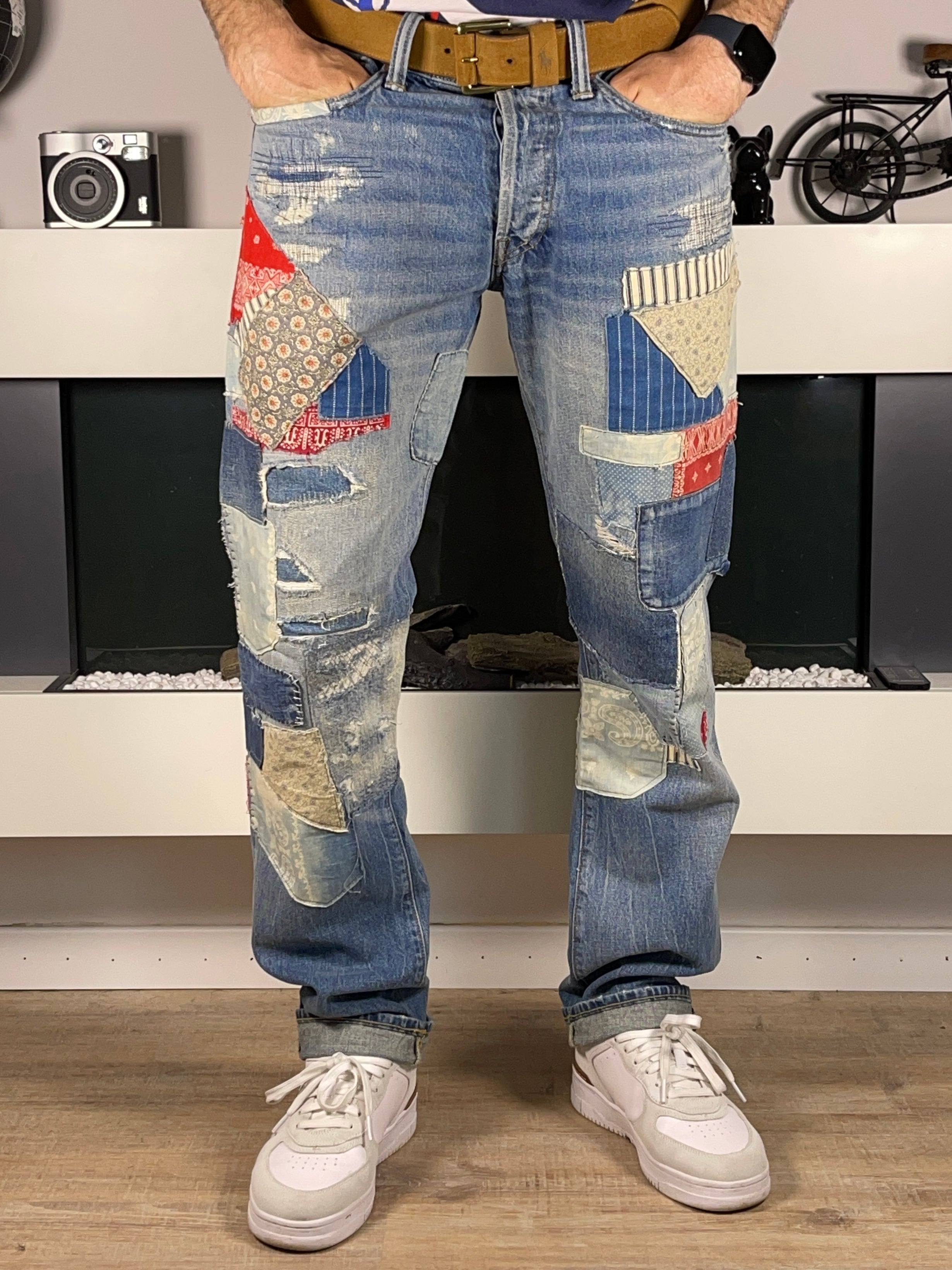 Polo Ralph Lauren Limited Edition Repaired Denim Jeans
