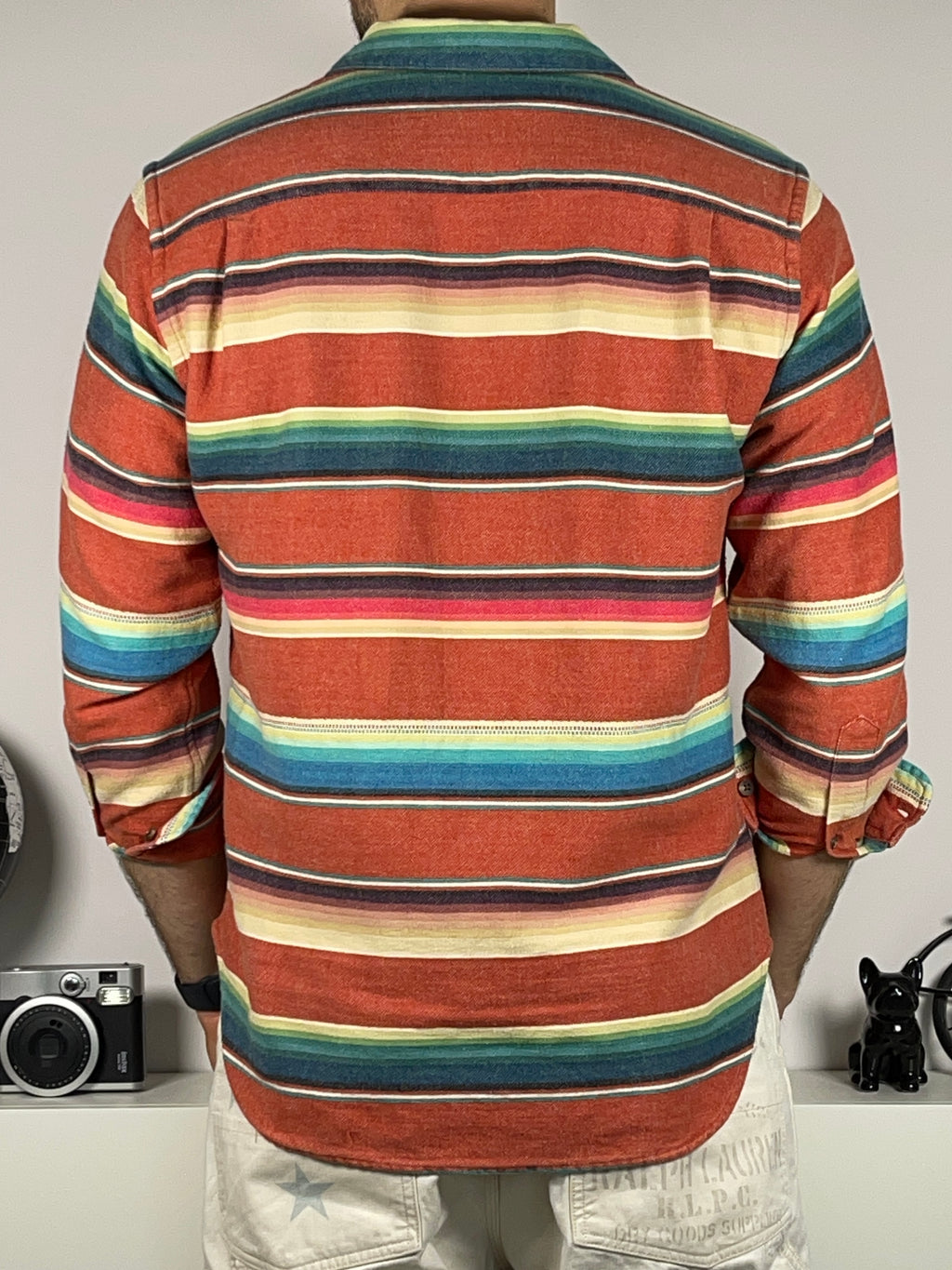 Ralph Lauren Aztec Madras Safari Shirt (Vintage 90s)