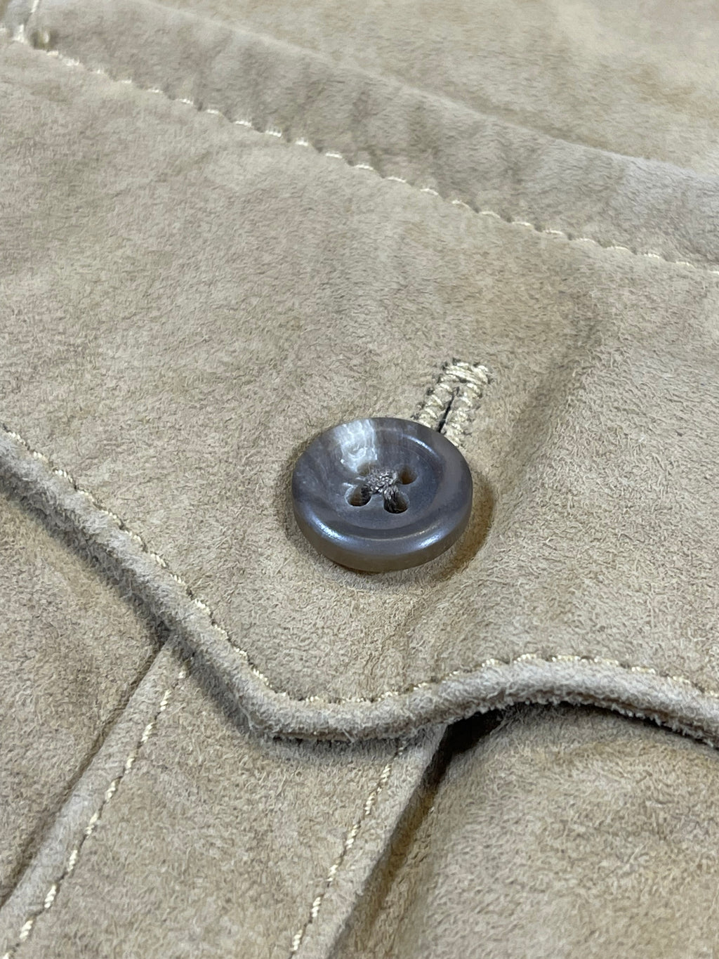 Ralph Lauren Military Suede Overshirt (Vintage)