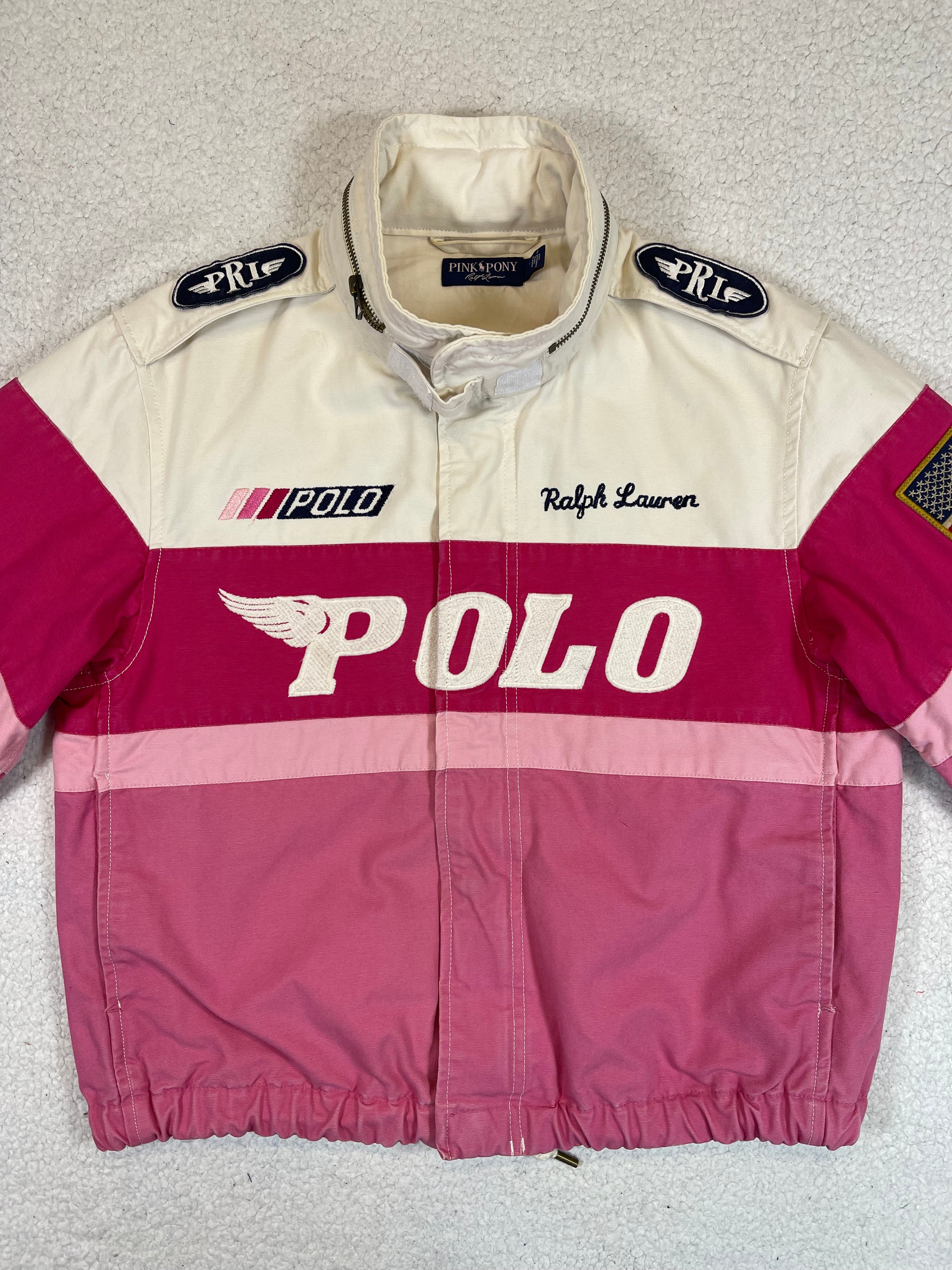 Pink Pony Ralph Lauren Racing Canvas Jacket