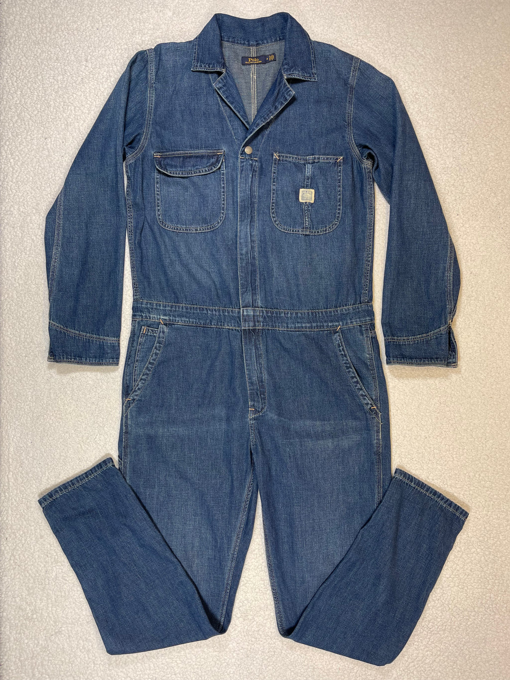 Polo Ralph Lauren Indigo Denim Jumpsuit