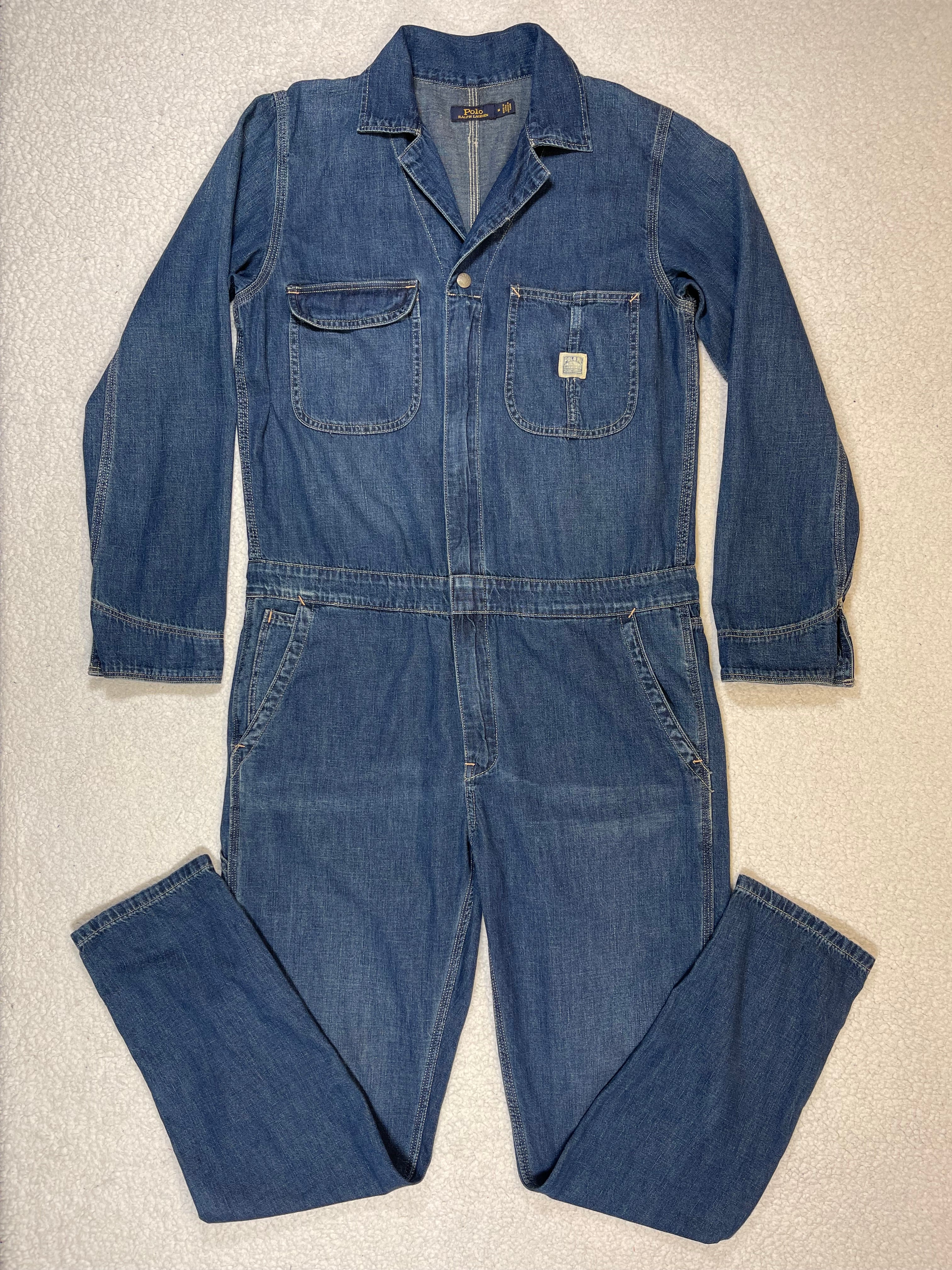 Polo Ralph Lauren Indigo Denim Jumpsuit