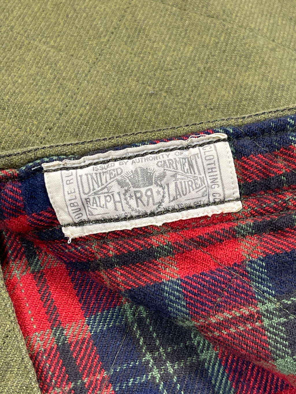 RRL Double RL Quilted Jacquard Overshirt