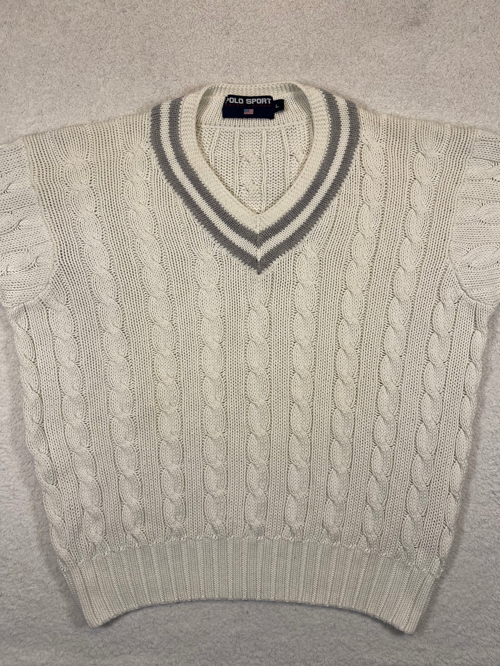 Polo Sport Ralph Lauren Iconic Cricket Cotton Sweater (Vintage)