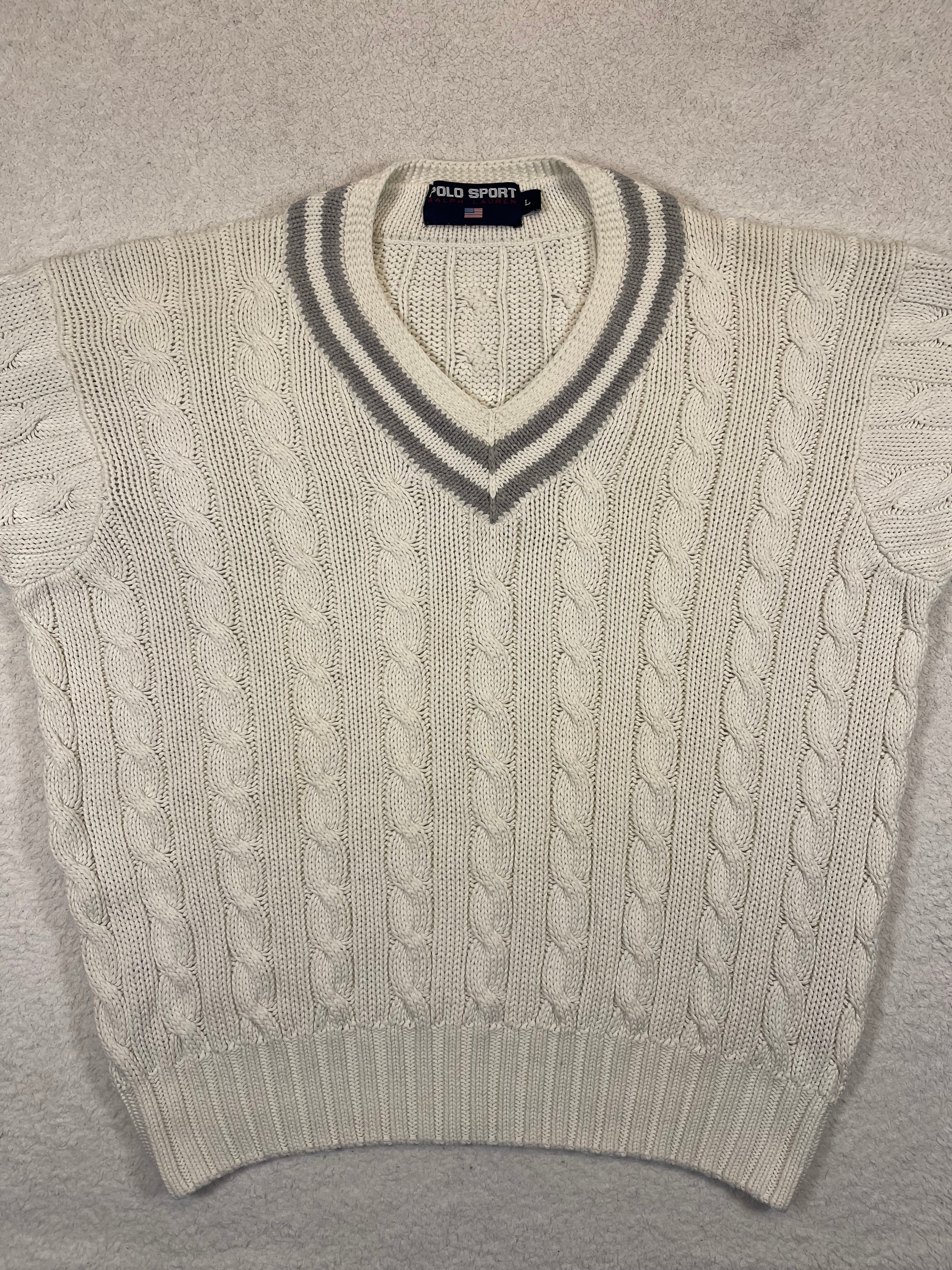 Polo Sport Ralph Lauren Iconic Cricket Cotton Sweater (Vintage)