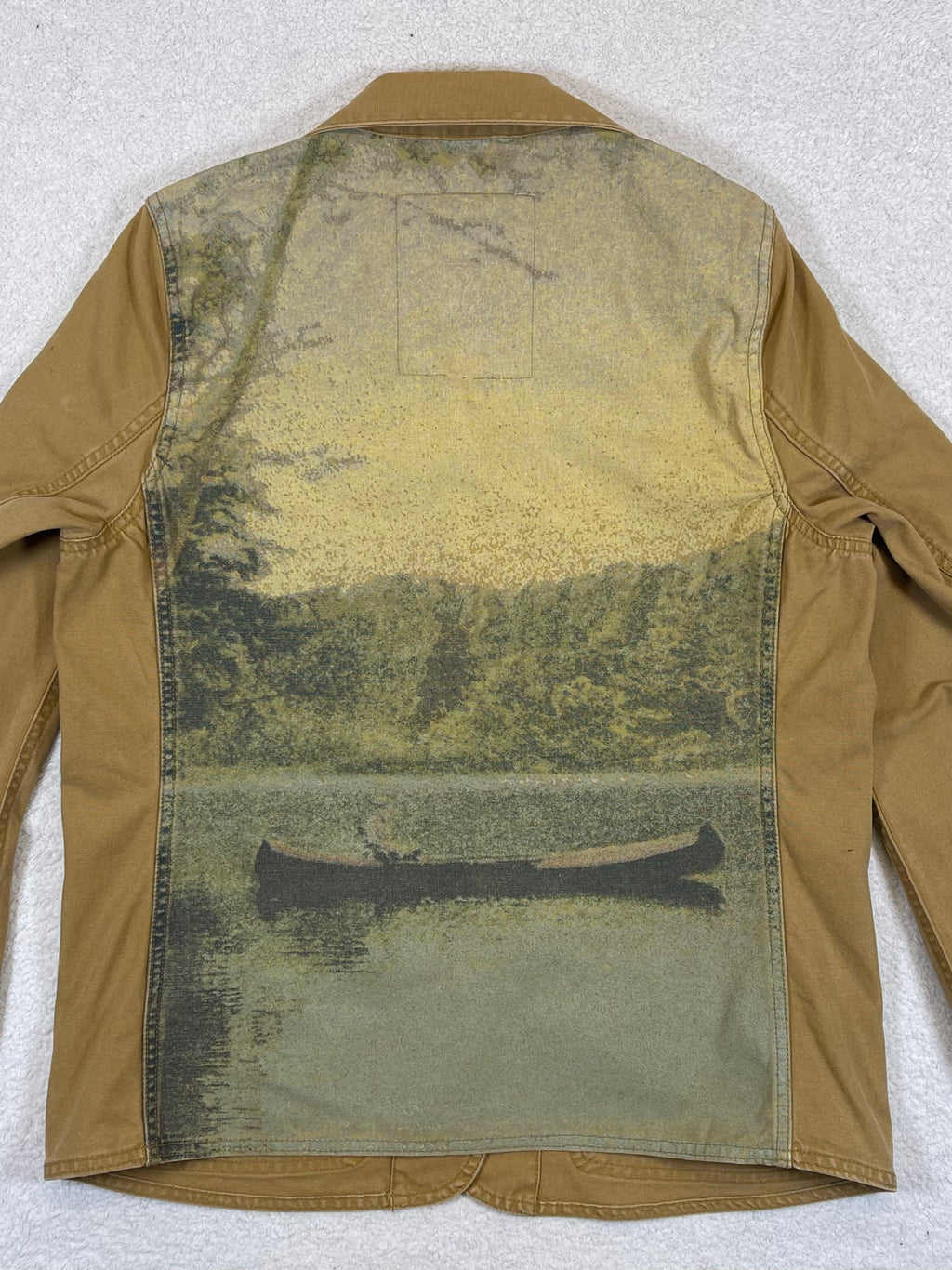 Ralph Lauren Denim & Supply Vintage Canoe-Print Cotton Canvas Workwear Jacket