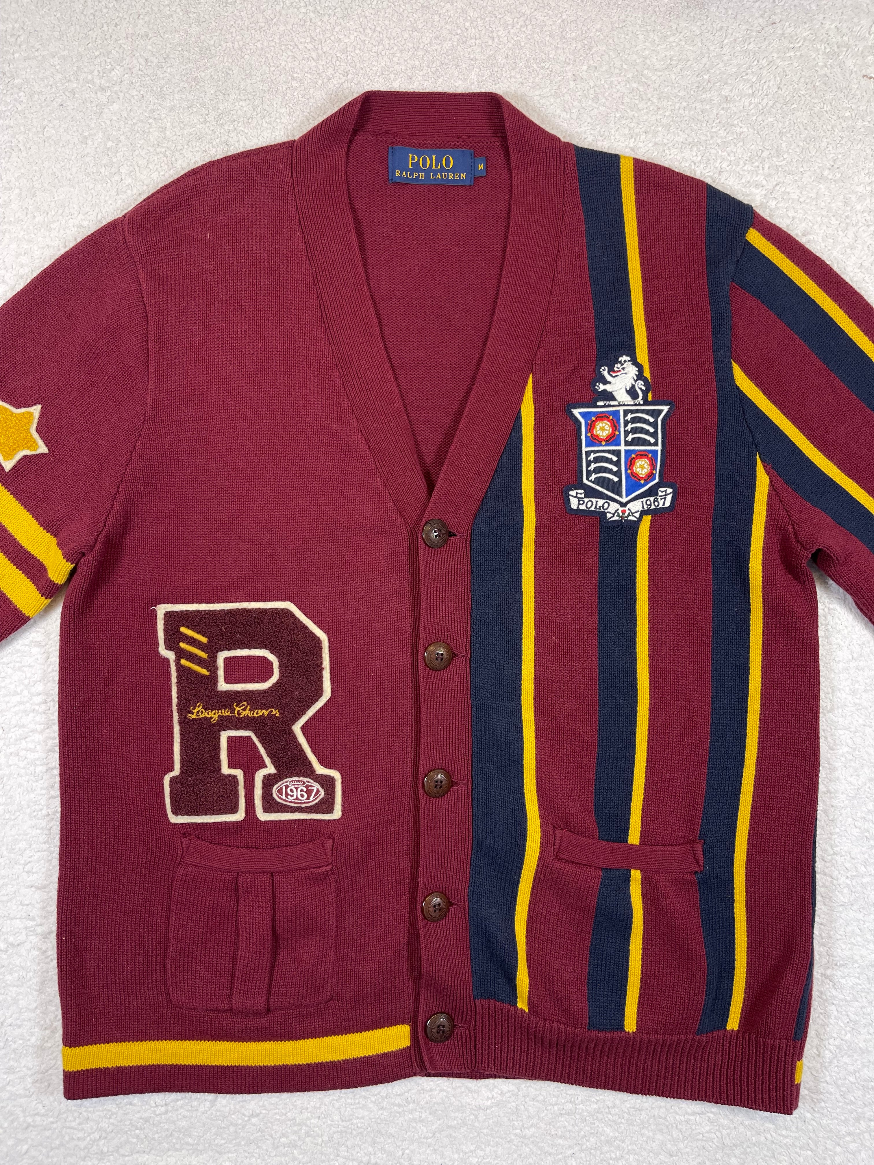 Polo Ralph Lauren Collegiate Crest Cotton Cardigan