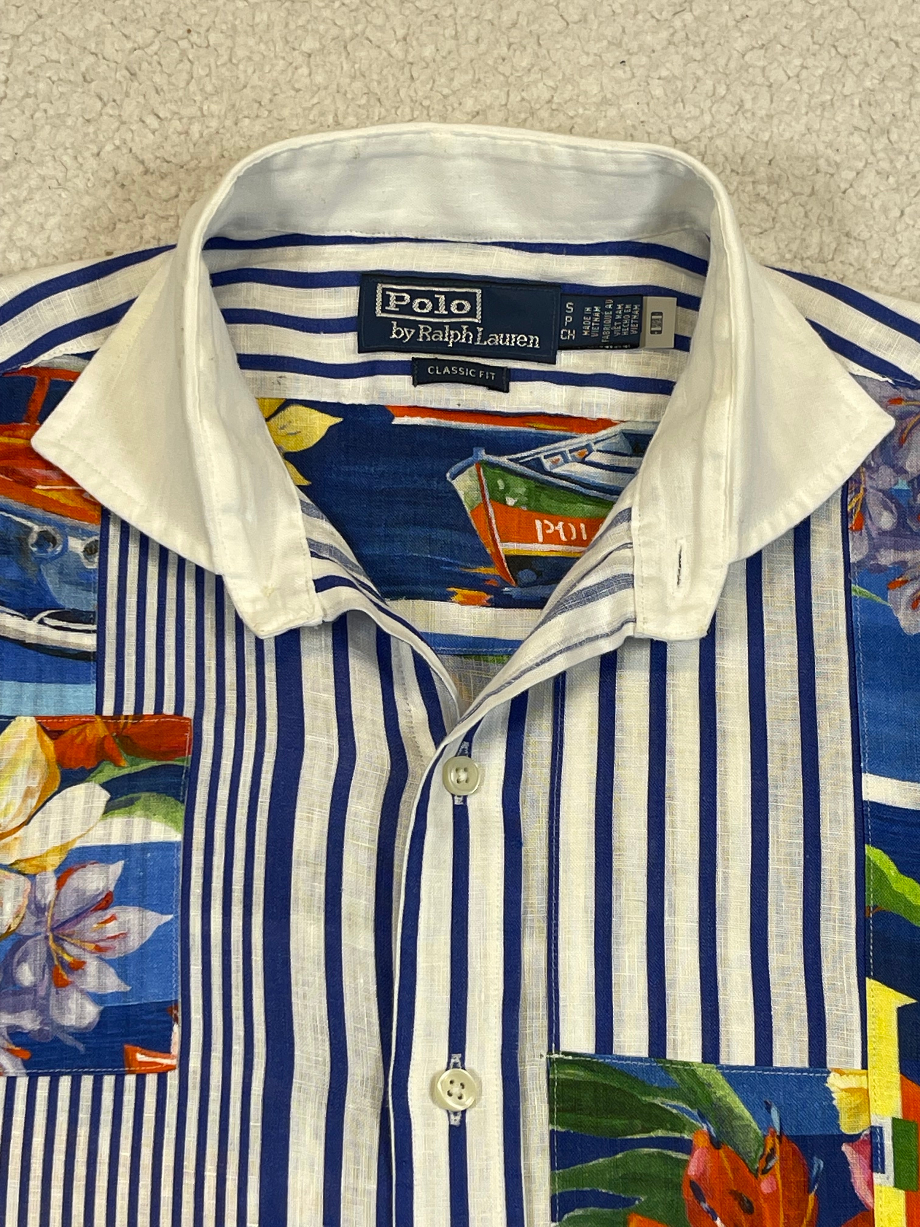 Polo Ralph Lauren Patchwork Linen Shirt (2025)