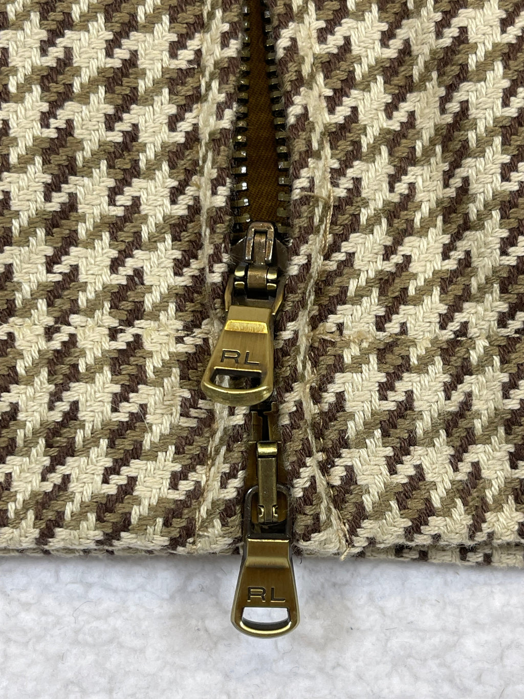 Polo Golf Ralph Lauren Houndstooth Linen Blend Jacket (Vintage)