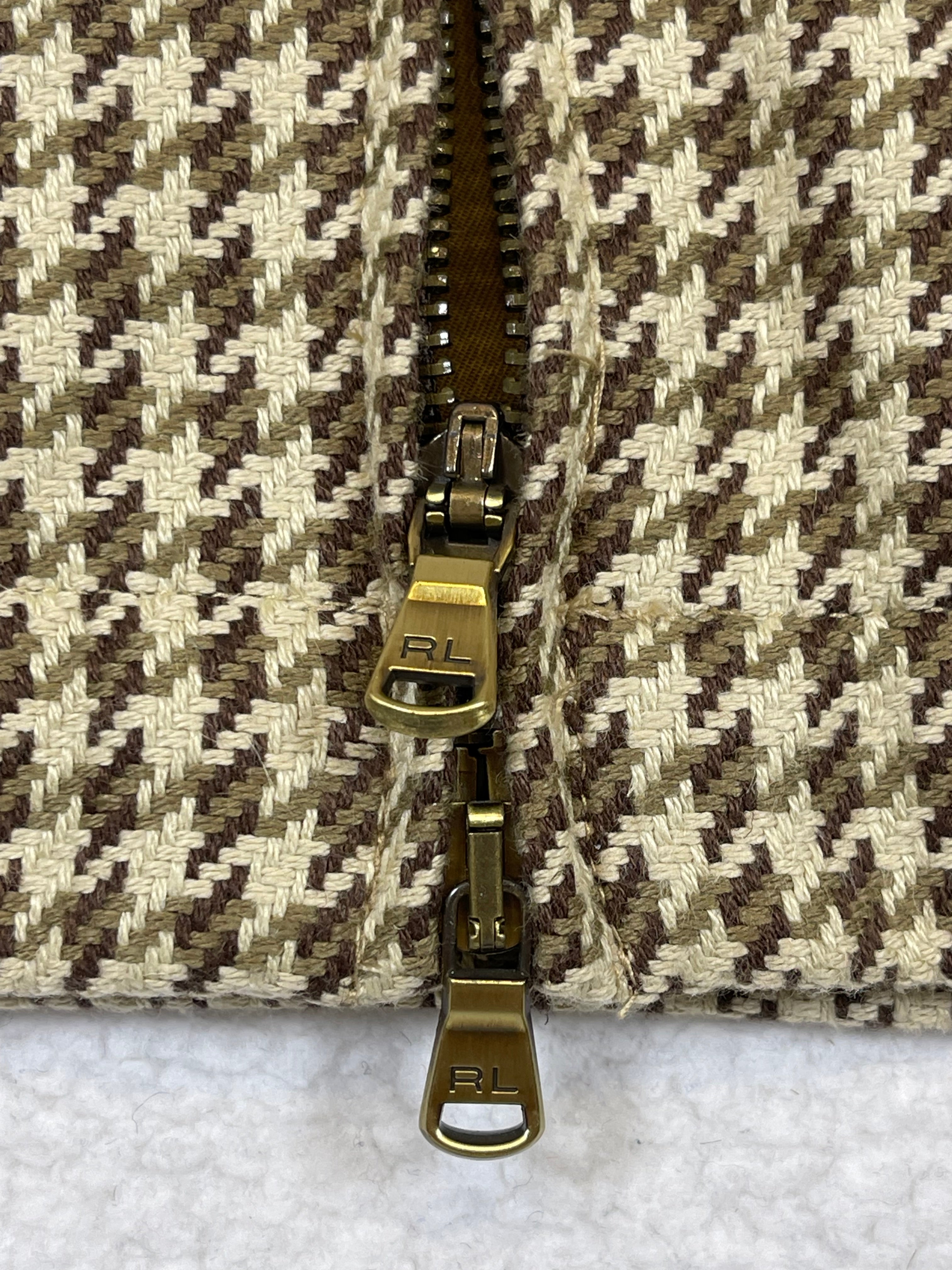 Polo Golf Ralph Lauren Houndstooth Linen Blend Jacket (Vintage)