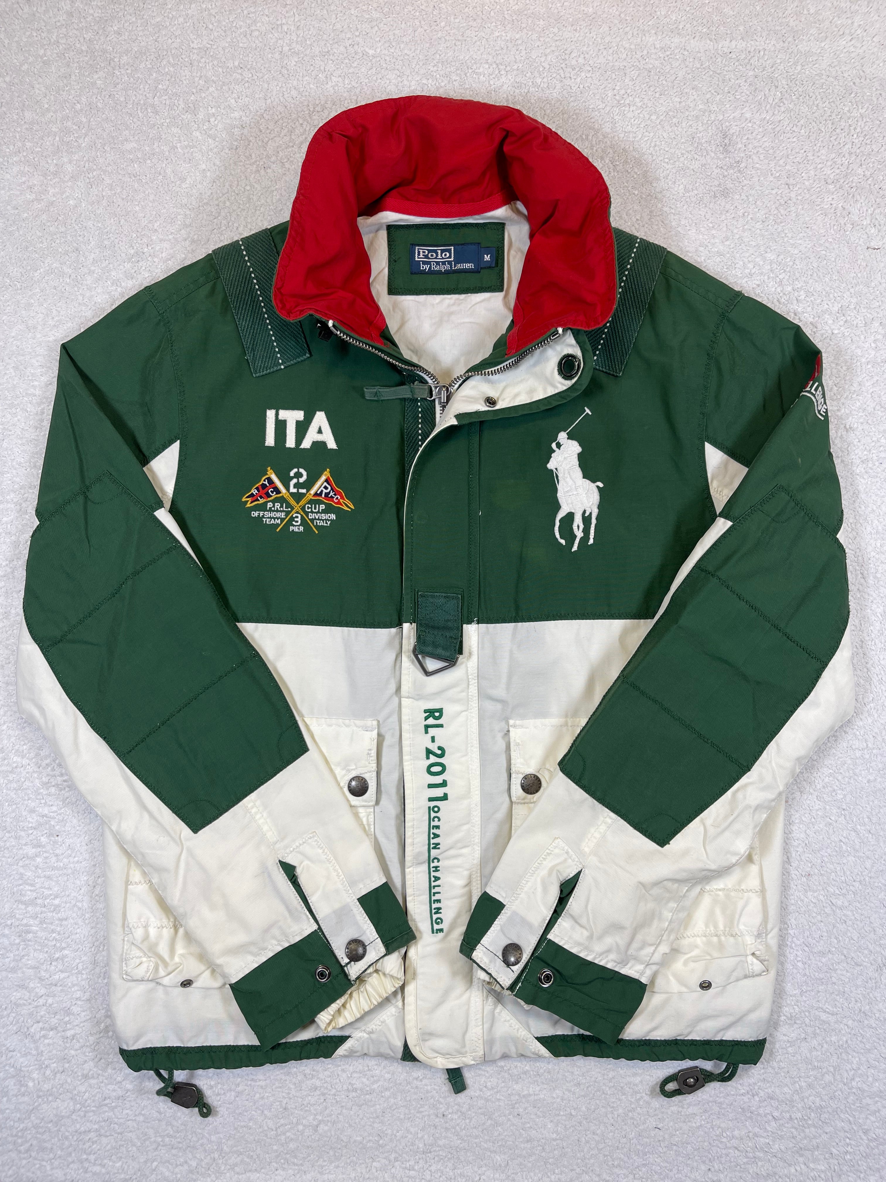 Polo by Ralph Lauren RL-2011 Ocean Challenge Italia-24 Water-Repellent Jacket (Vintage)