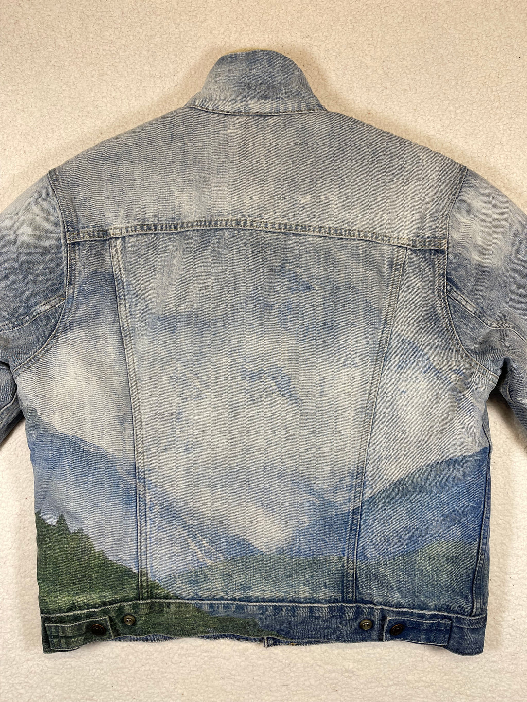 Polo Ralph Lauren Pattern-Lined Denim Trucker Jacket