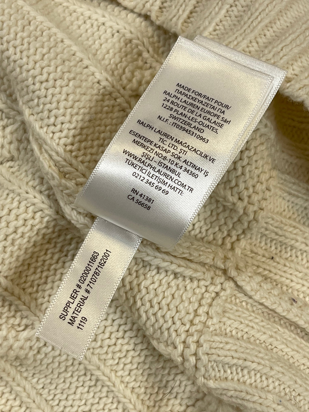 Polo by Ralph Lauren Iconic Cotton & Cashmere Cricket Sweater
