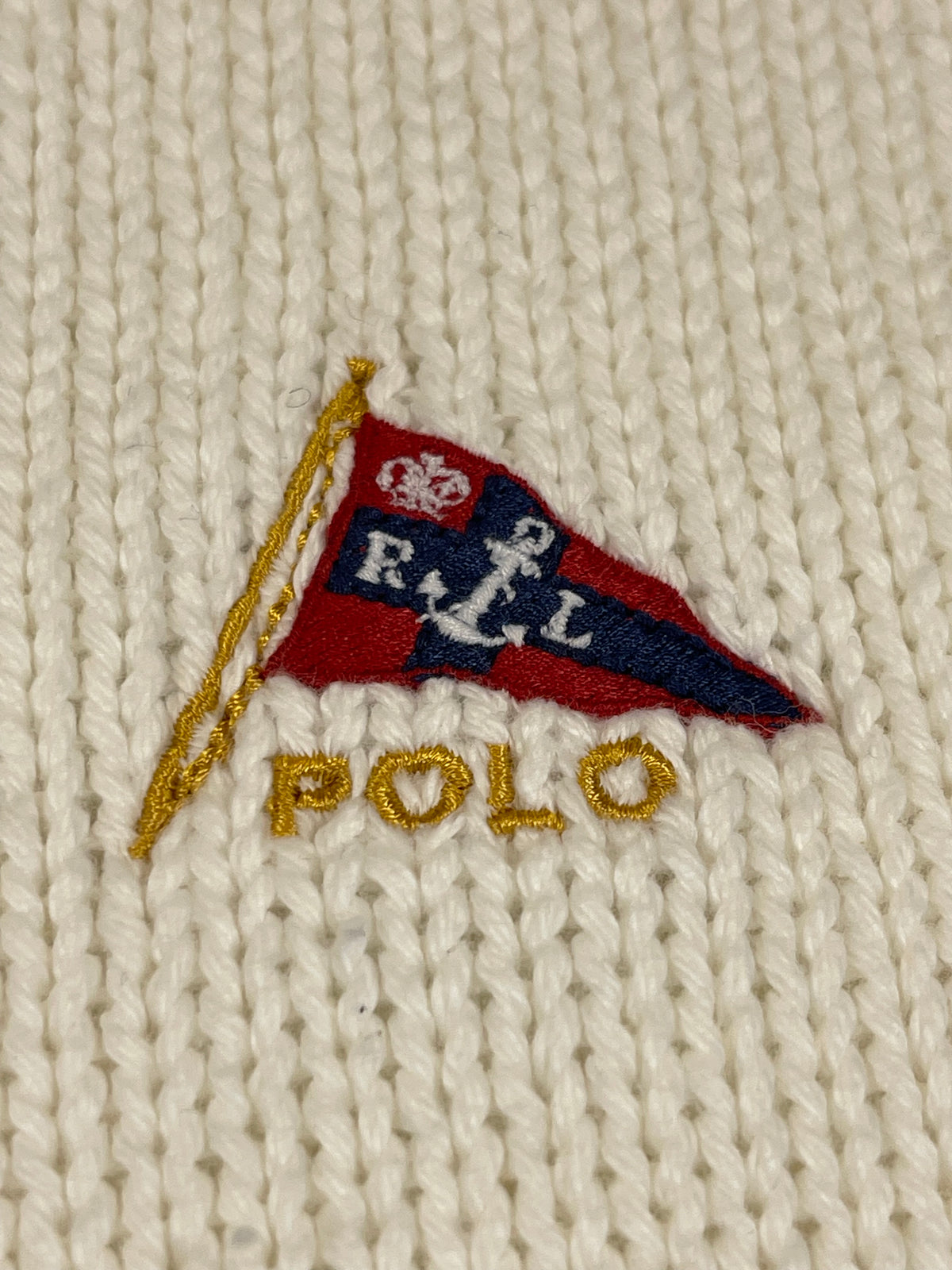 Polo by Ralph Lauren Nautical-Inspired Embroidered Cotton Sweater