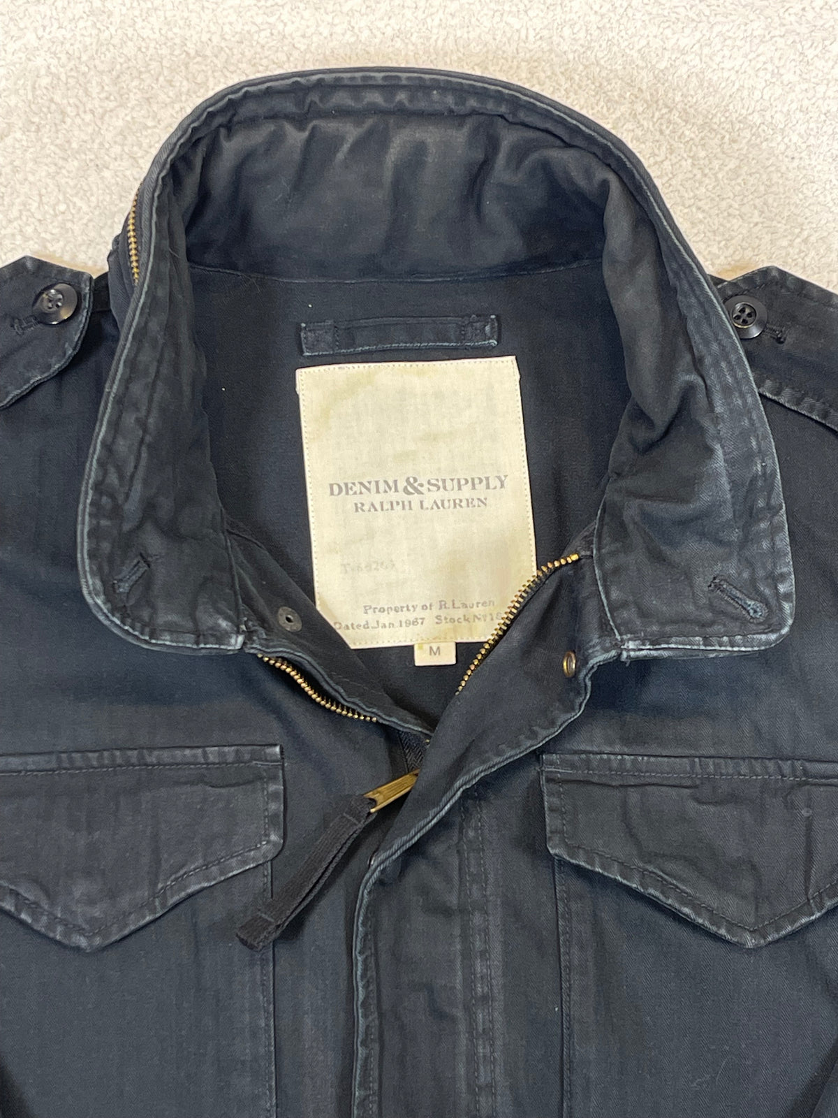 Ralph Lauren Denim & Supply Vintage Herringbone Field Jacket M