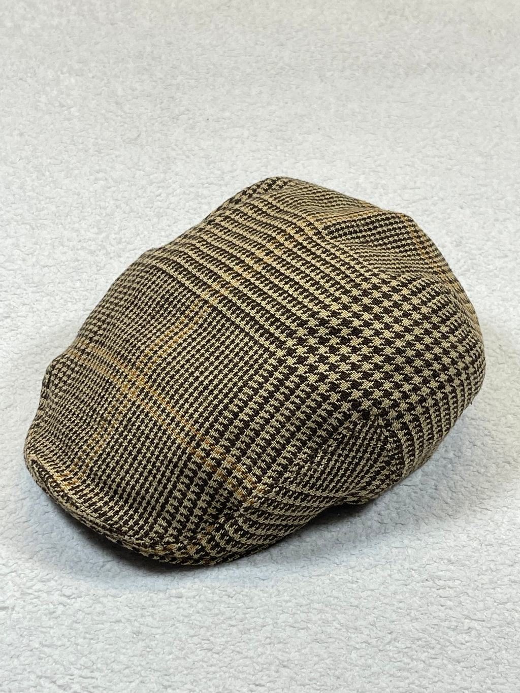 Polo Rugby Ralph Lauren Prince of Wales Linen Driver Cap (Vintage)