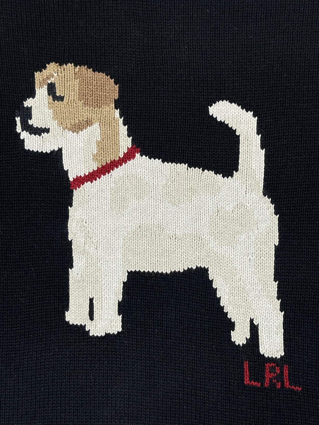 Lauren Ralph Lauren Jack Russell Intarsia Knit Sweater (2023)