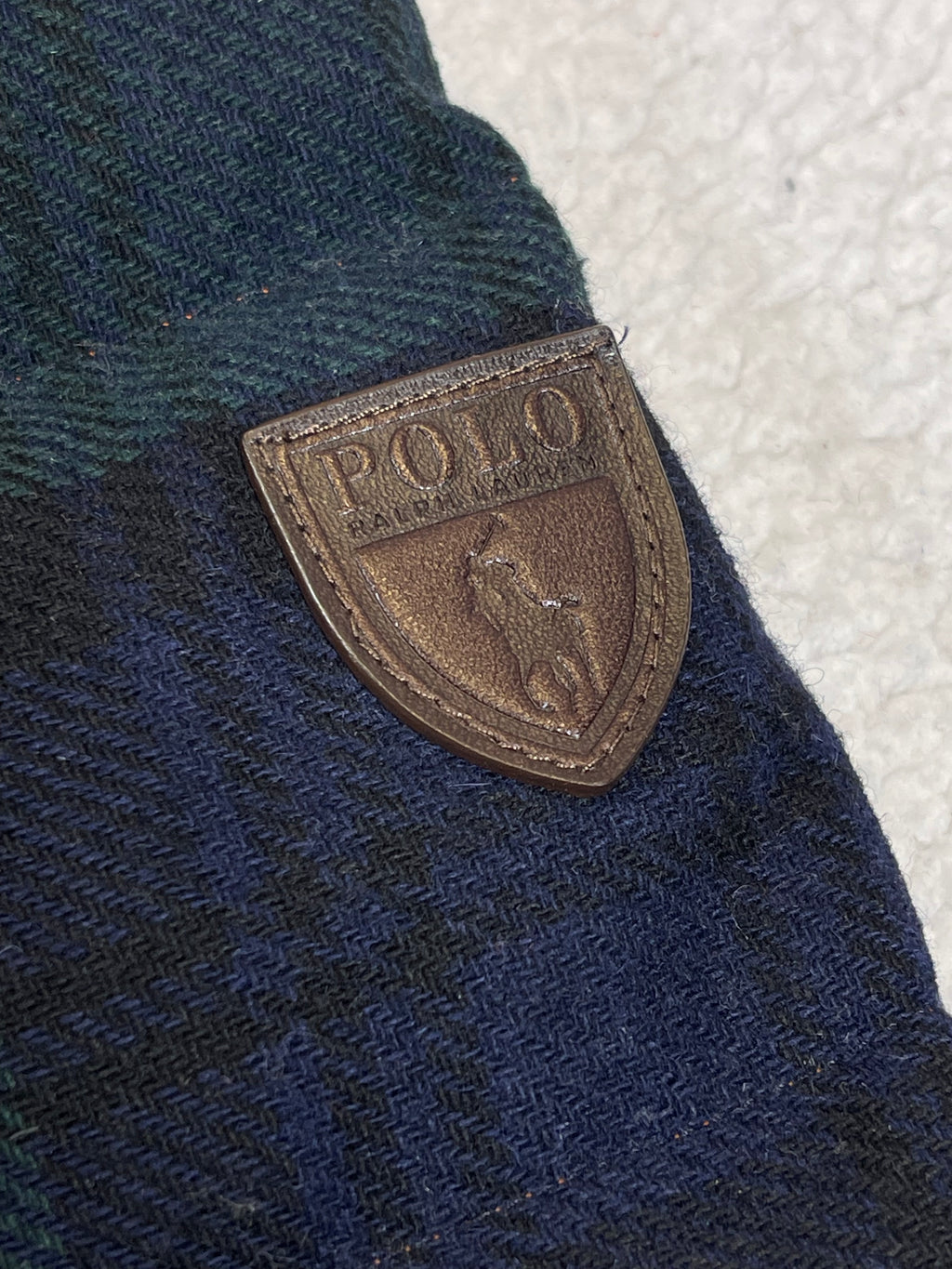 Polo Ralph Lauren Quilted Wool Blend Plaid Jacket (2022)