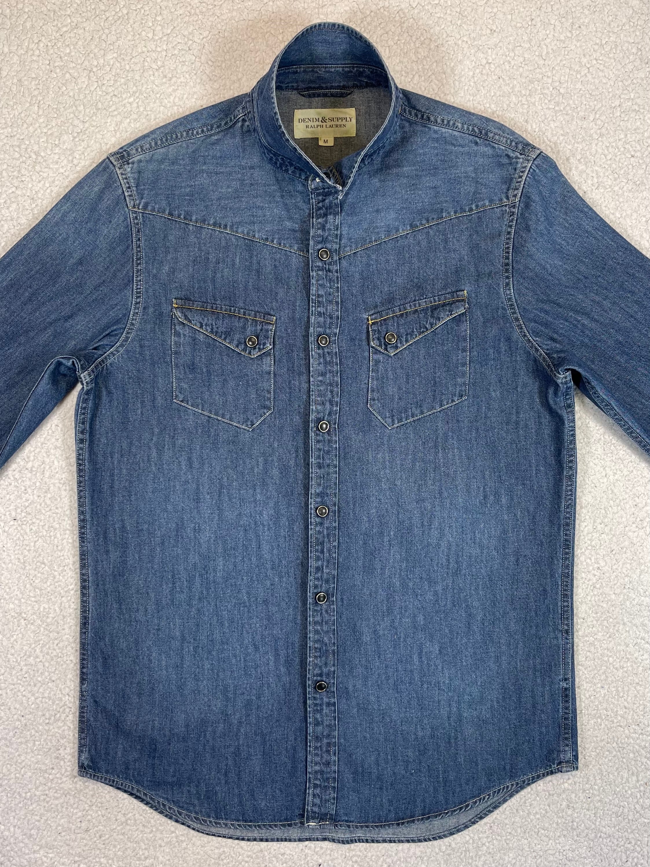 Ralph Lauren Denim & Supply Vintage Western Denim Shirt