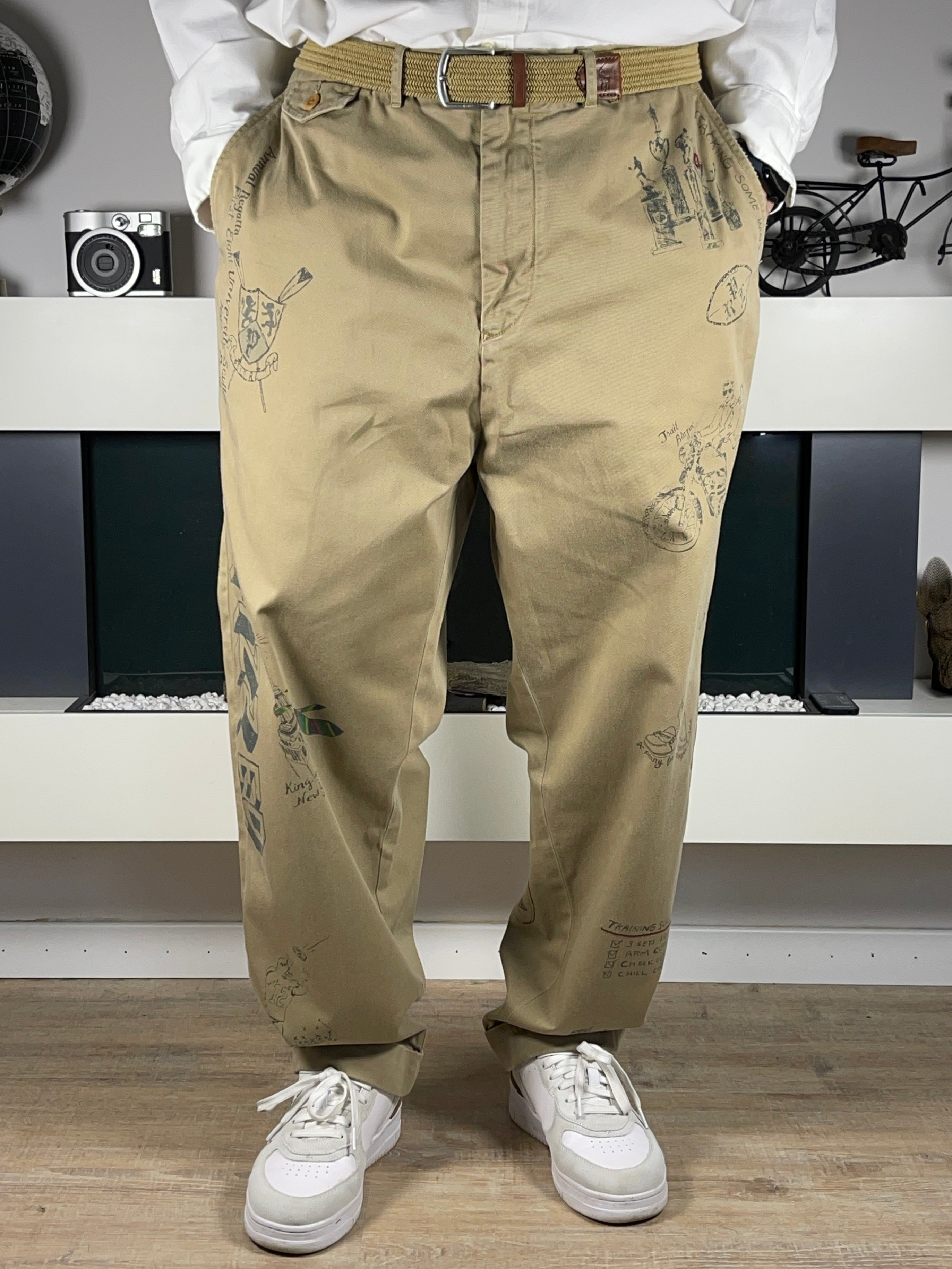 Polo Ralph Lauren Graphic Baggy Chino Pants