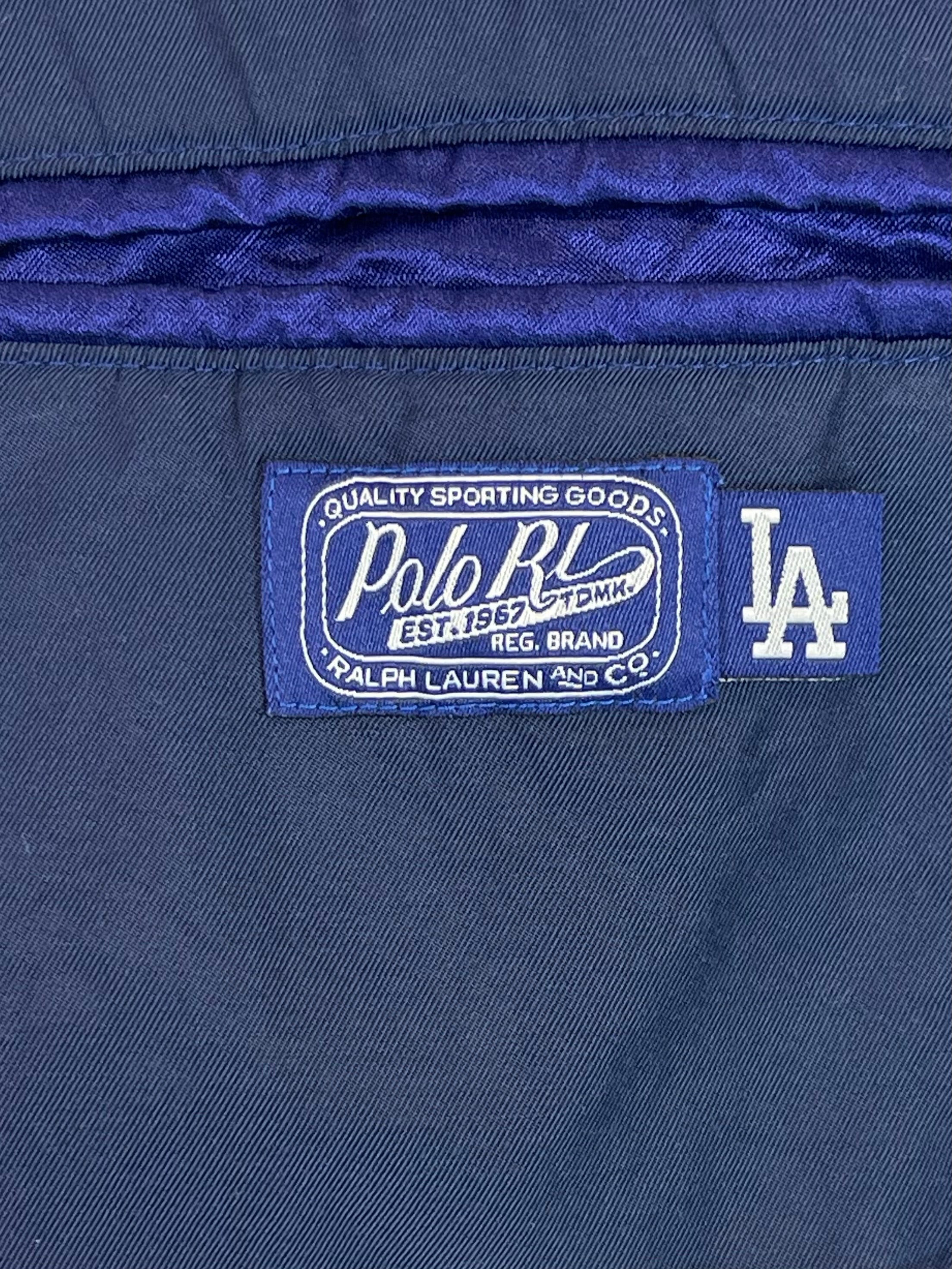 Polo Ralph Lauren x Los Angeles Dodgers Satin Varsity Jacket