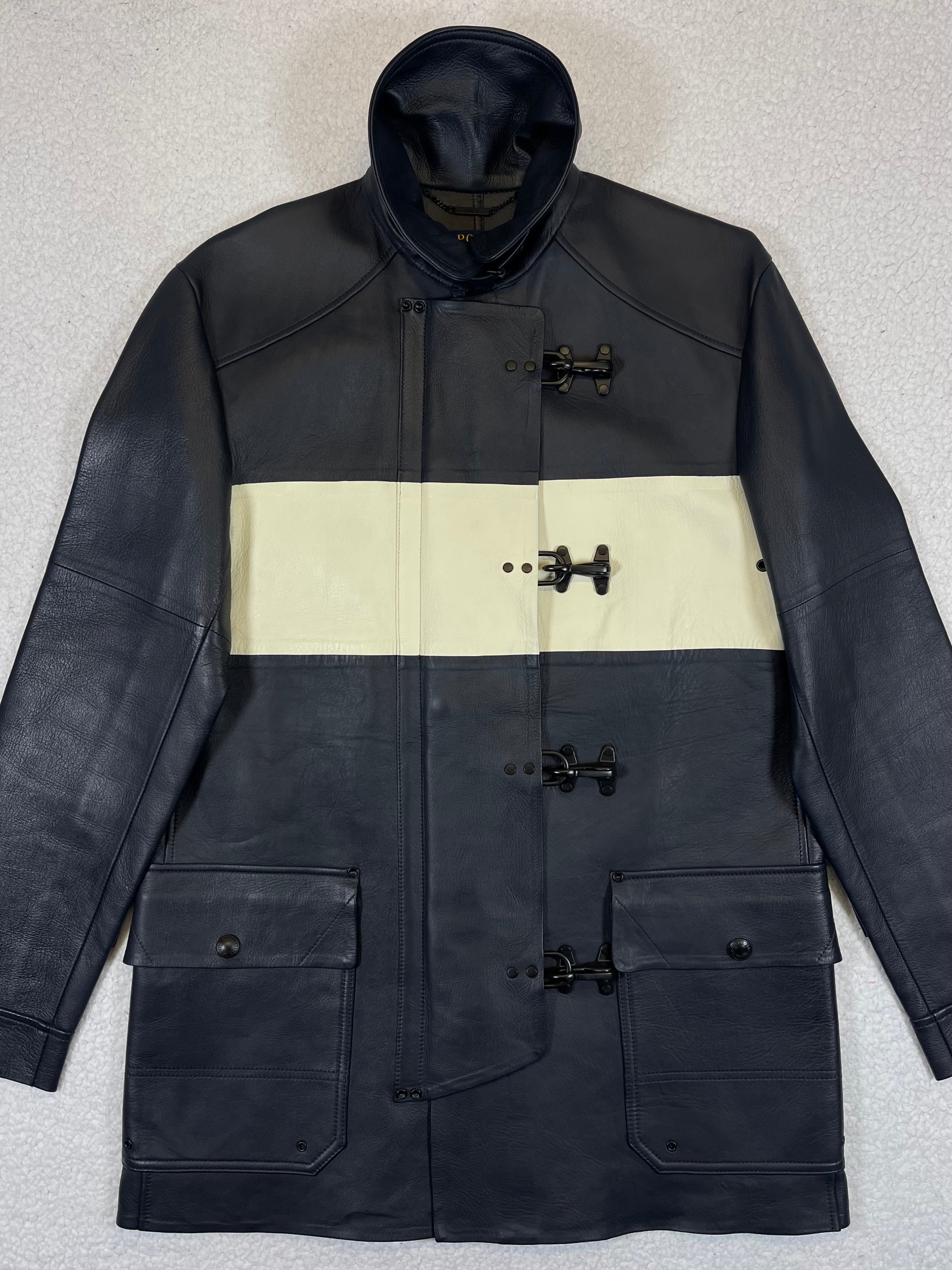 Polo Ralph Lauren Lambskin Leather Three-Quarter Coat