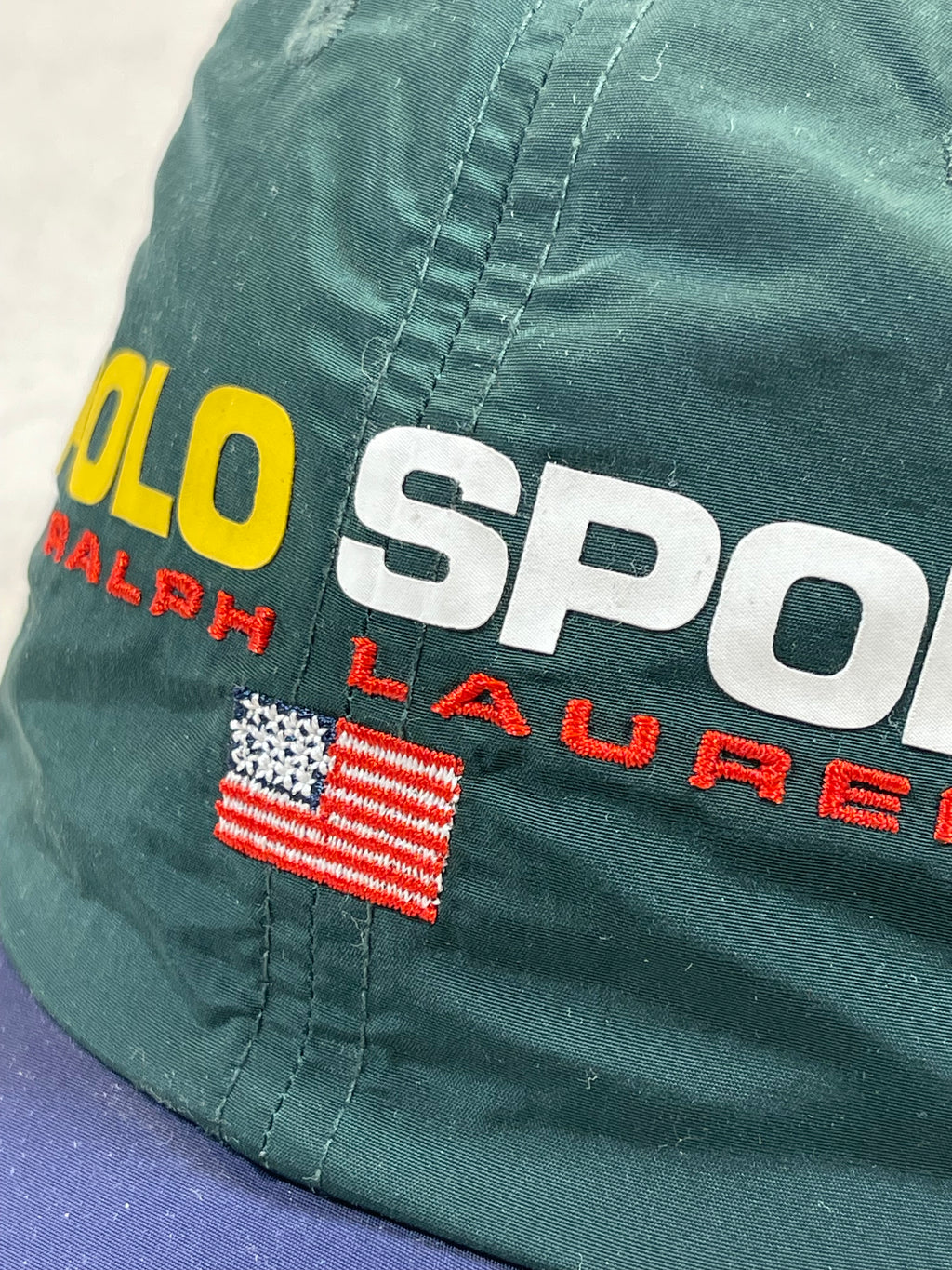Ralph Lauren Polo Sport Color-Block Paneled Cap