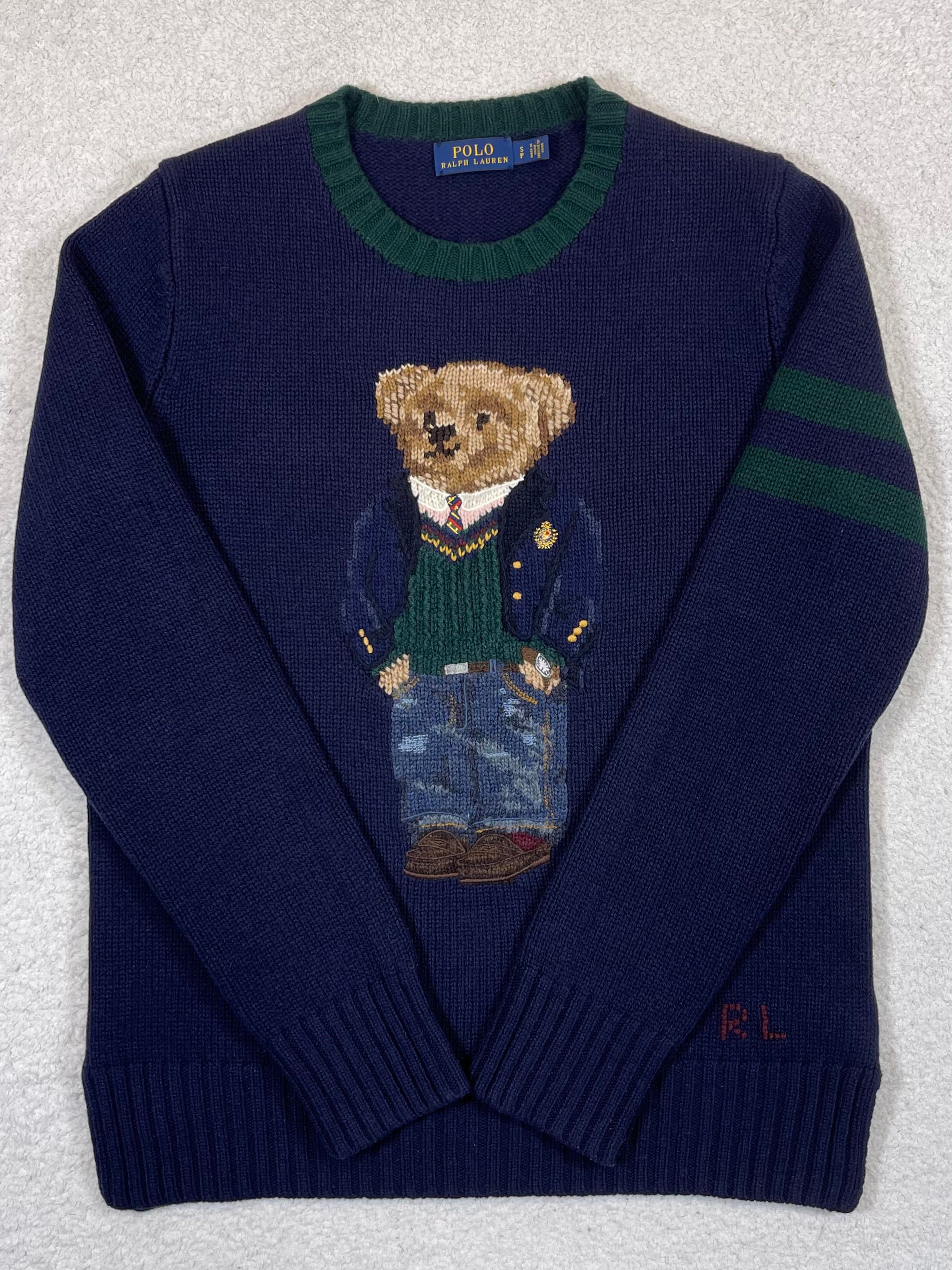 Polo Ralph Lauren Preppy Polo Bear Wool Sweater