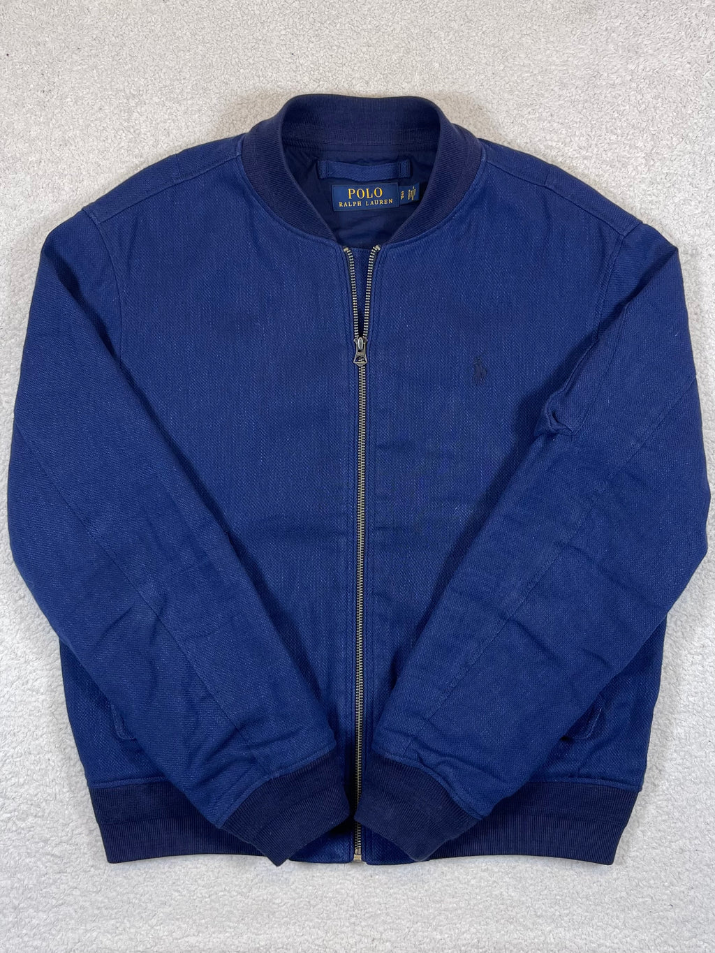 Polo Ralph Lauren Linen & Stretch Cotton Bomber Jacket S