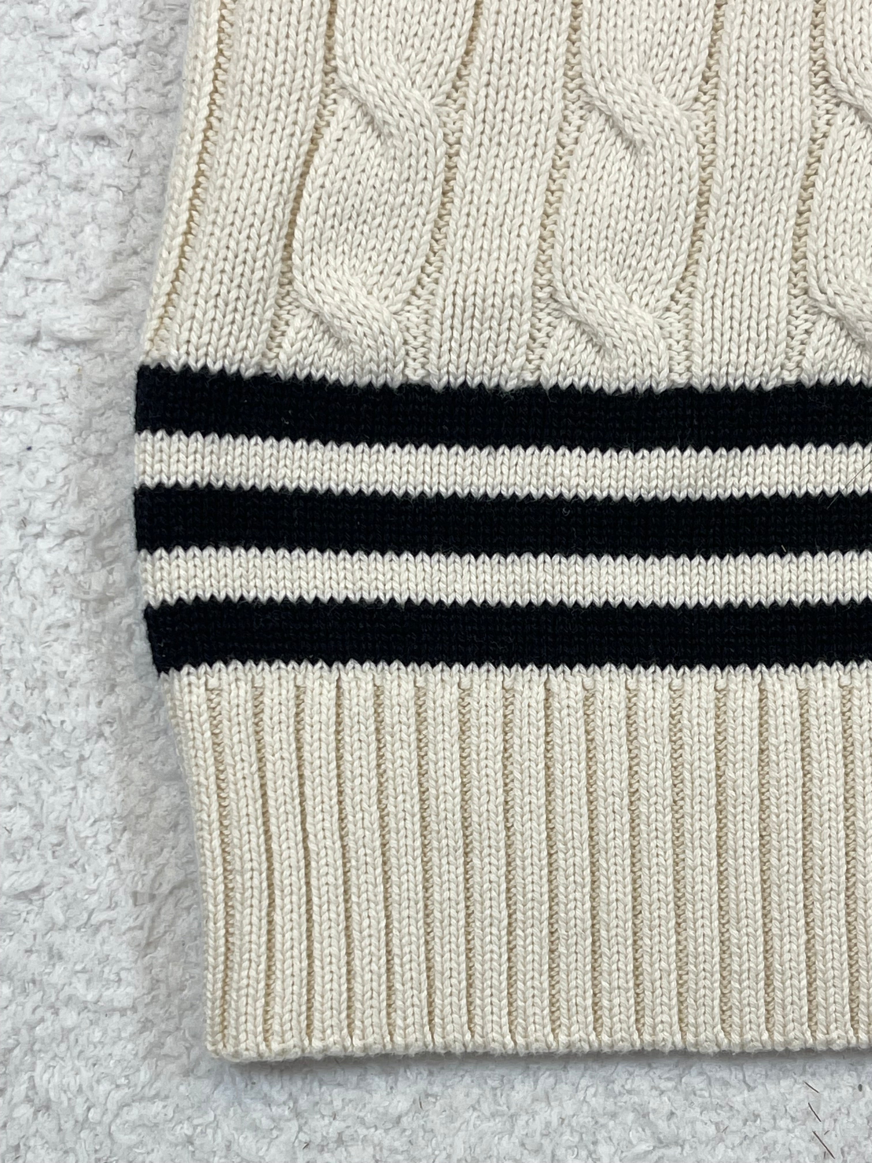 Lauren Ralph Lauren LRL Crest Cable-Knit Cricket Sweater (2024)