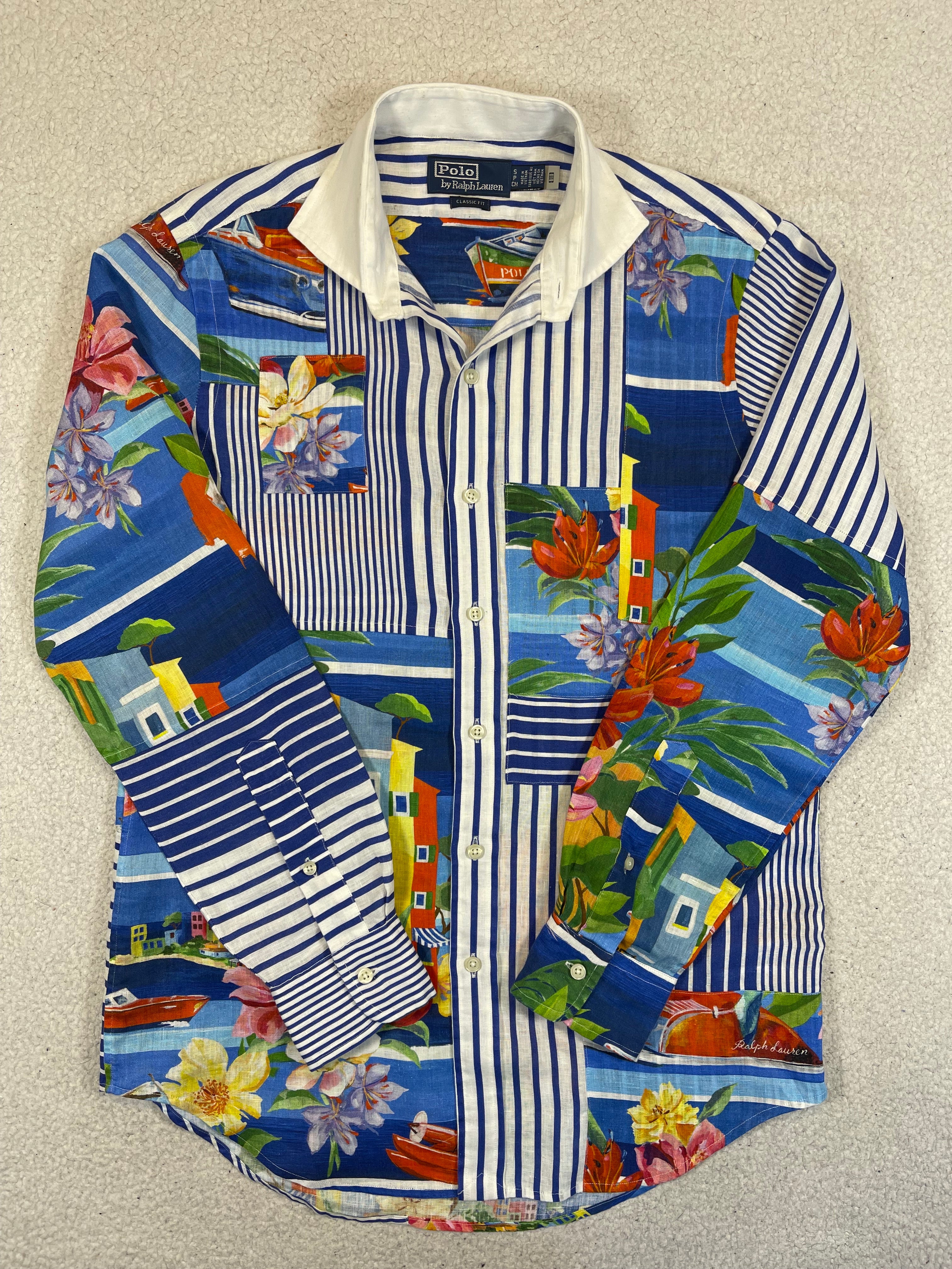 Polo Ralph Lauren Patchwork Linen Shirt (2025)