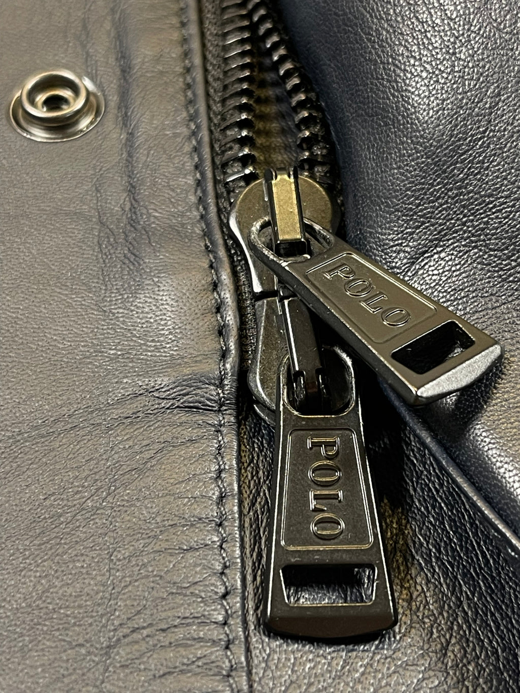 Polo Ralph Lauren Lambskin Leather Three-Quarter Coat