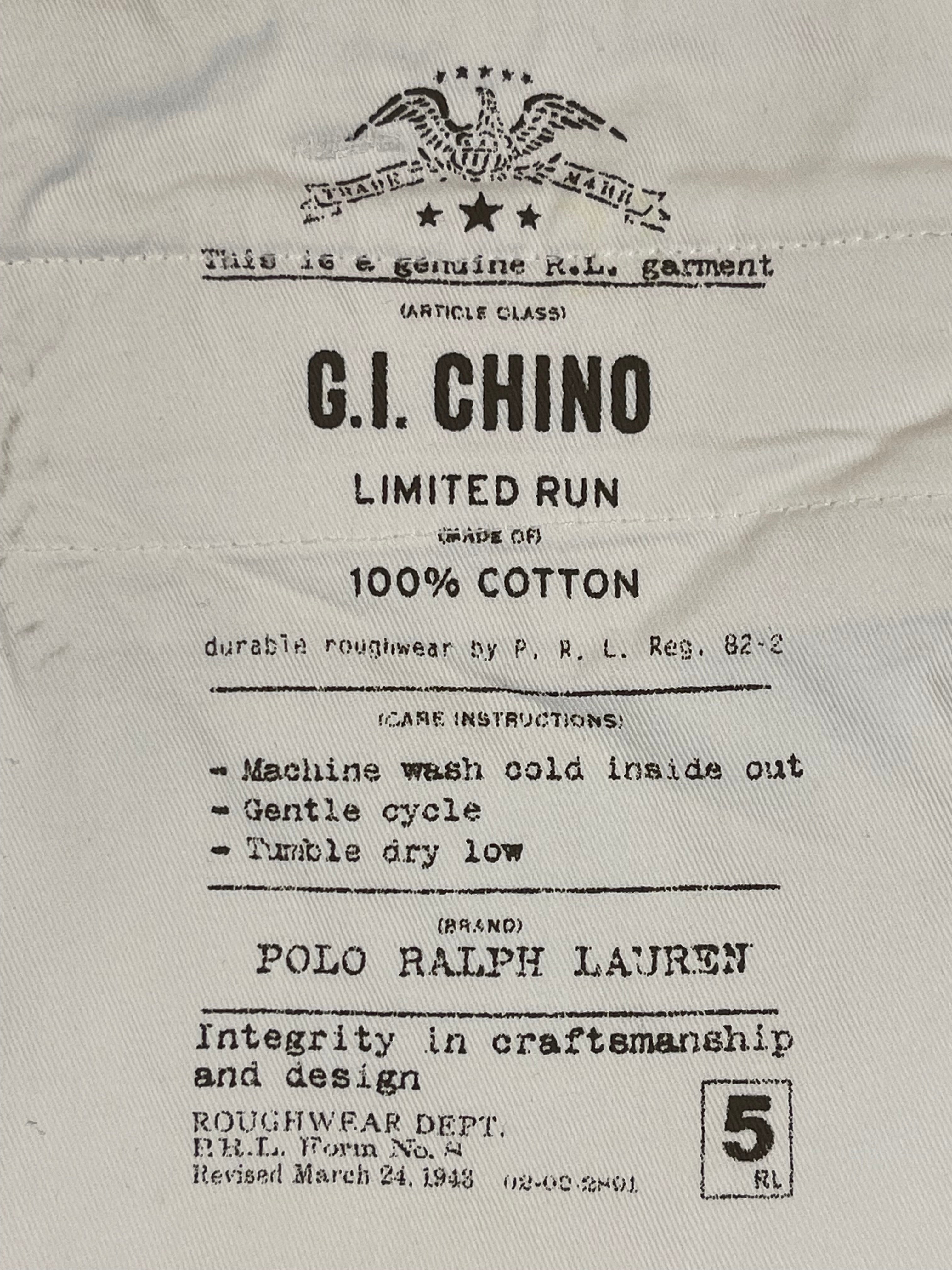 Polo Ralph Lauren Limited Edition Graphic Chino Trousers