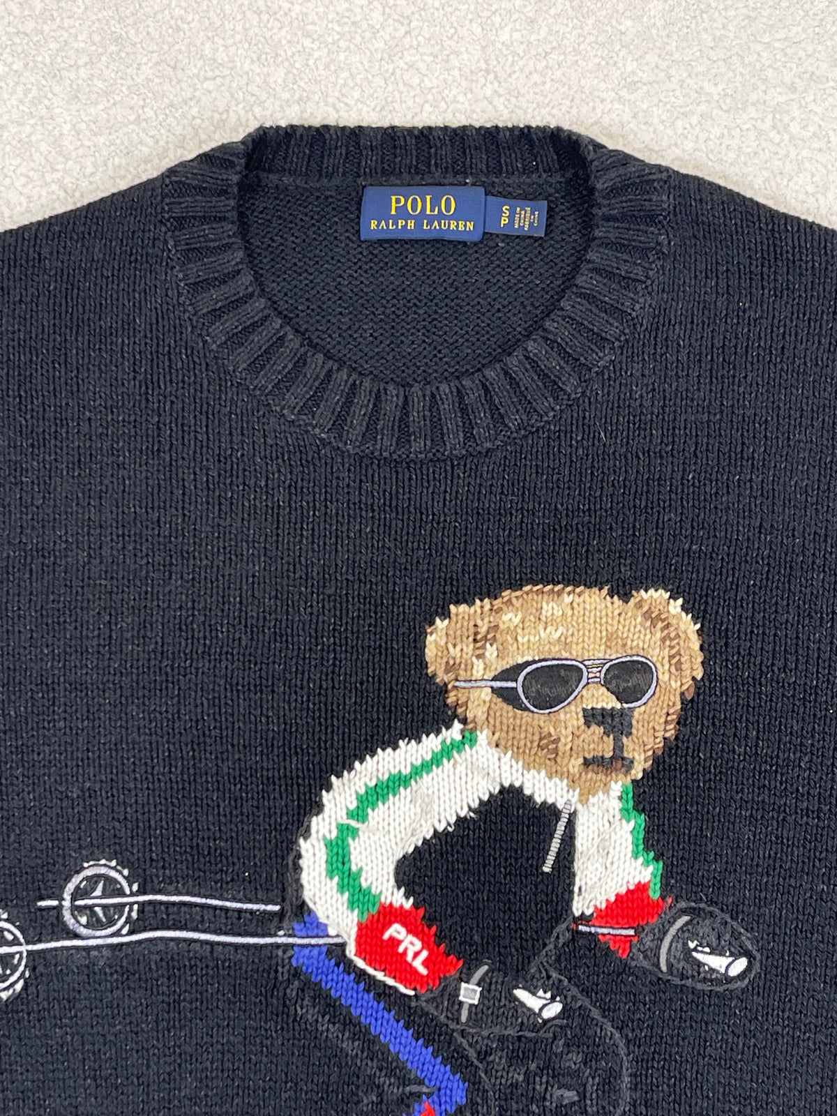 Polo Ralph Lauren Polo Bear Skier Cotton & Linen Sweater