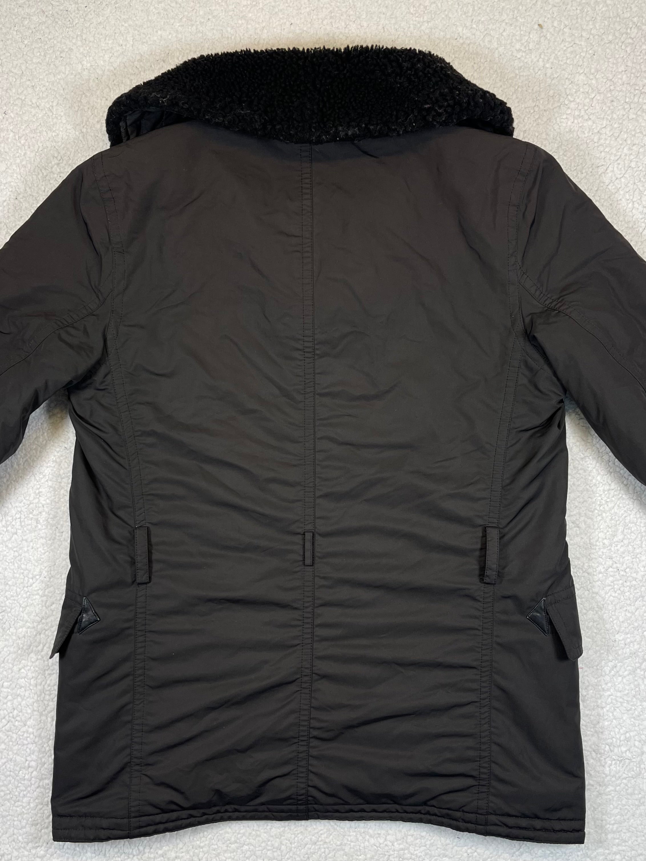 Ralph Lauren Black Label Shearling Collar Peacoat (Vintage)