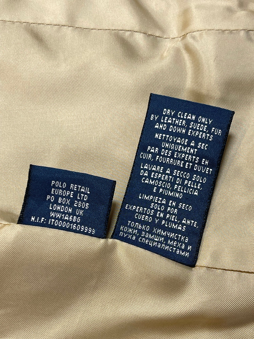 Ralph Lauren Vintage Goat Suede Blazer