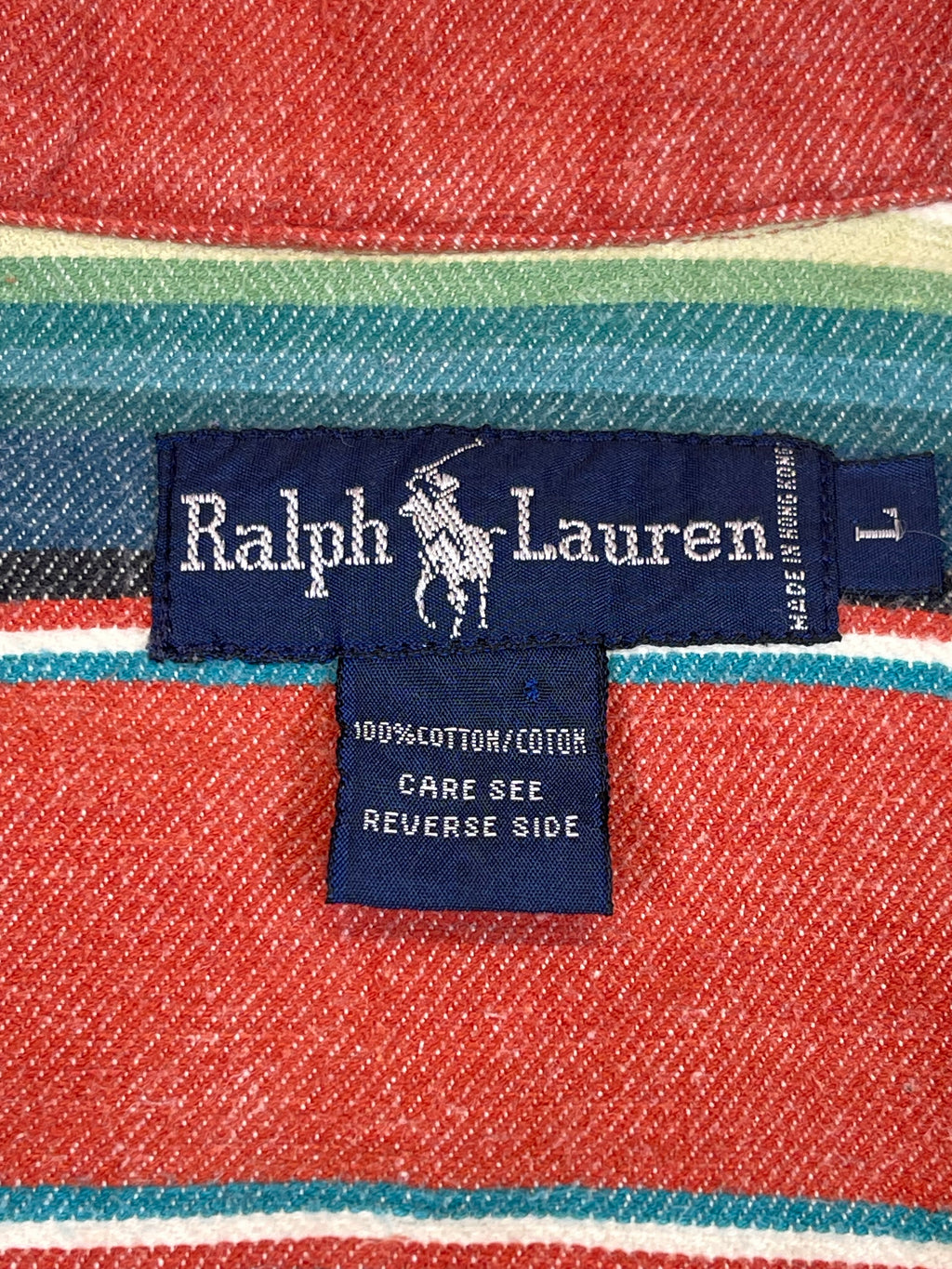 Ralph Lauren Aztec Madras Safari Shirt (Vintage 90s)