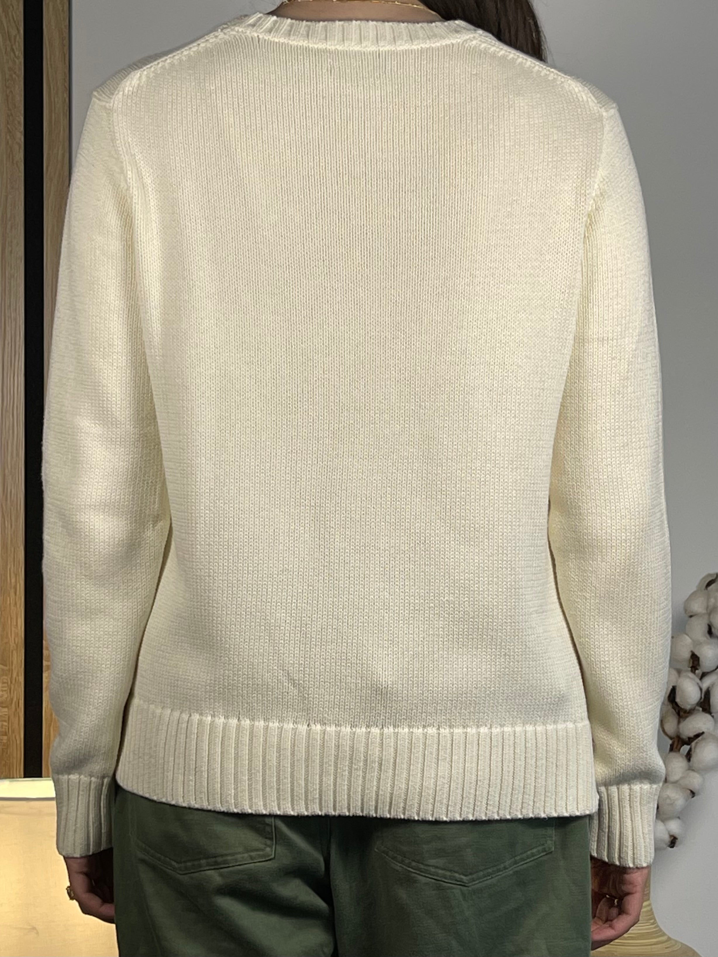 Polo Ralph Lauren Fair Isle Polo Bear Cotton Sweater (2021)