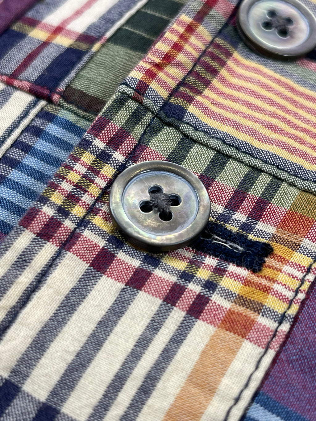 Polo by Ralph Lauren Polo Soft Madras Patchwork Vest (Vintage)