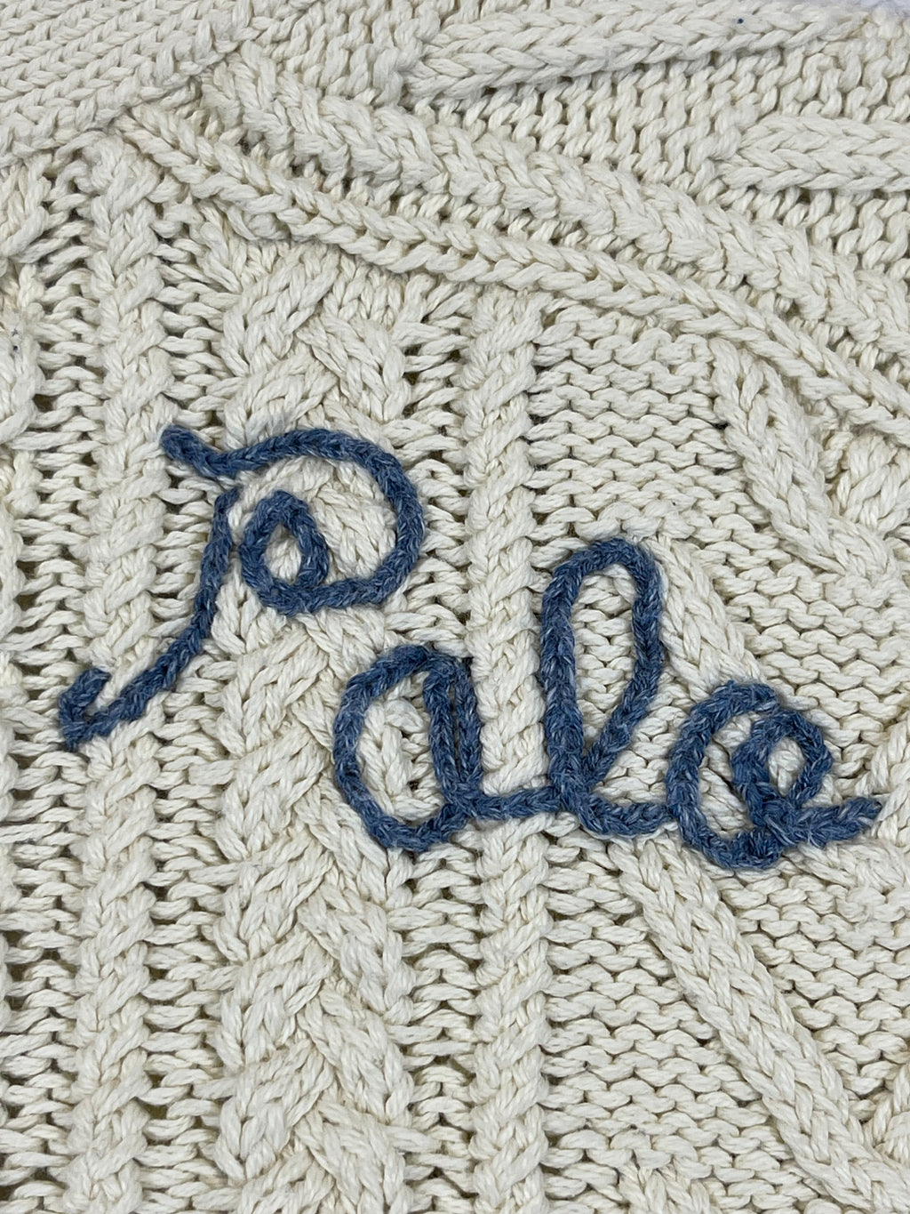 Polo Ralph Lauren Patchwork Aran-Knit Cardigan