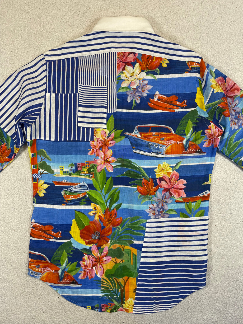 Chemise en Lin Patchwork Polo Ralph Lauren (2025)