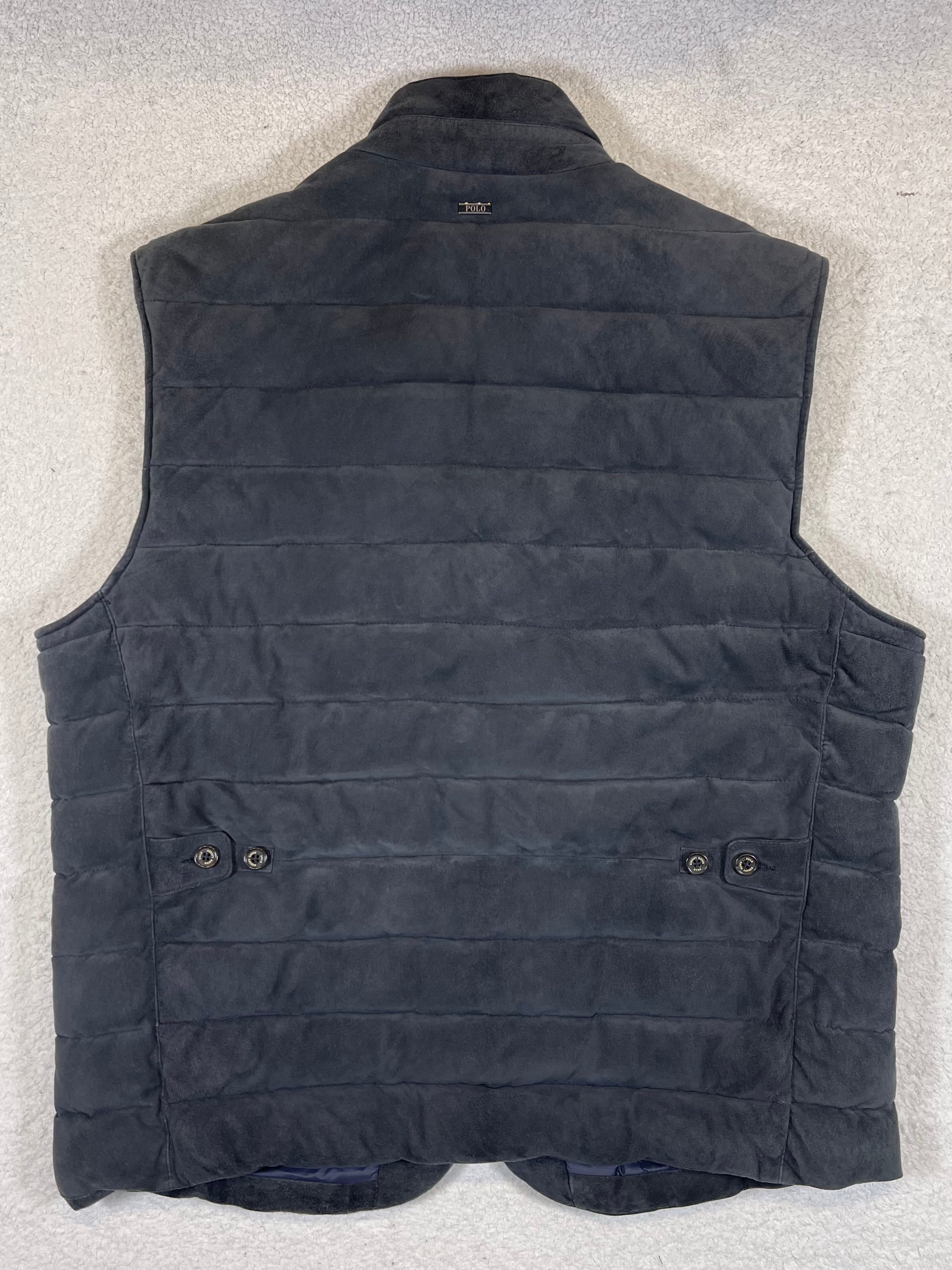 Polo Ralph Lauren Quilted Goat Suede Vest