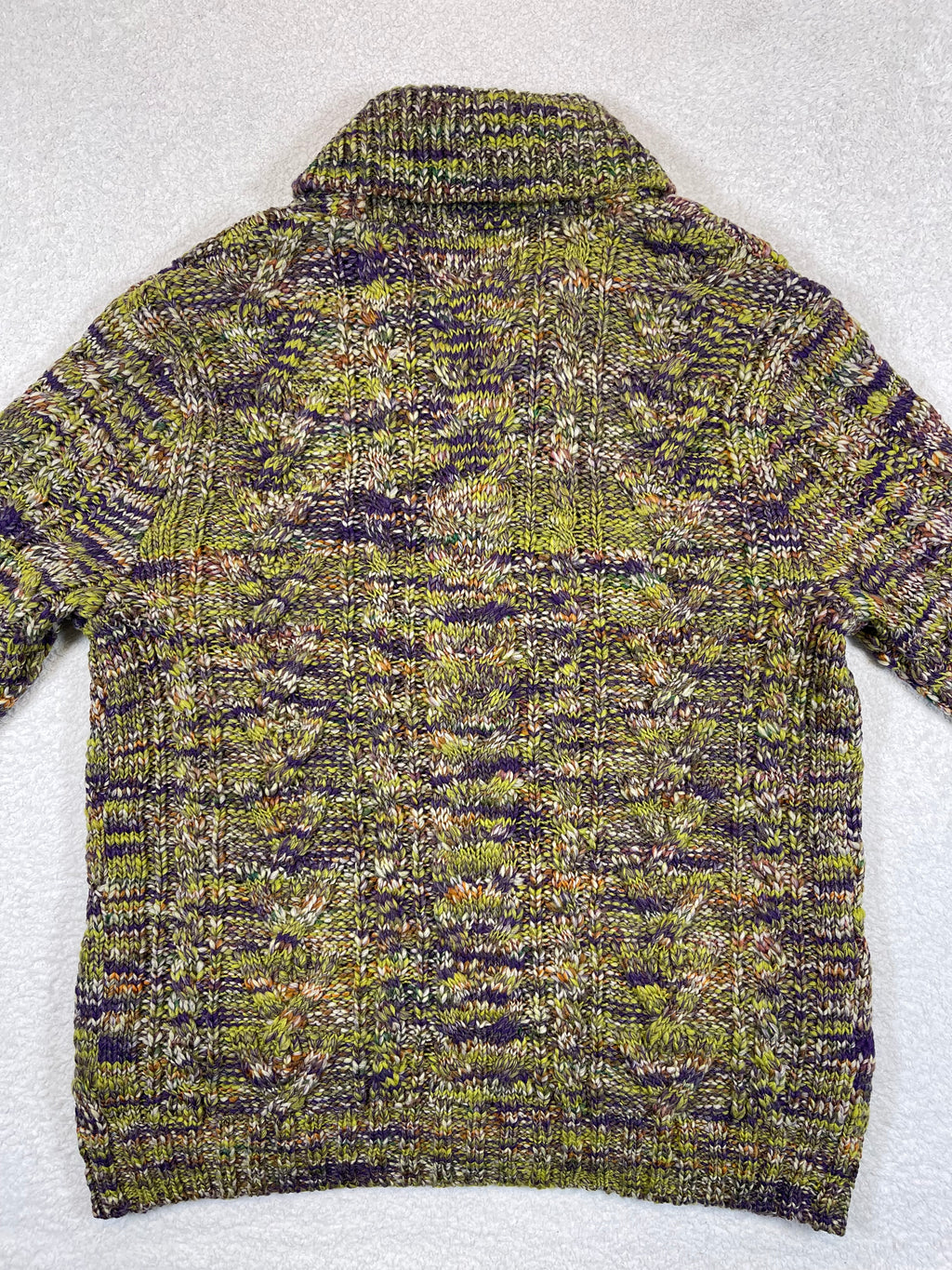 Ralph Lauren Denim & Supply Vintage Aran-Knit Wool-Blend Cardigan (2011)