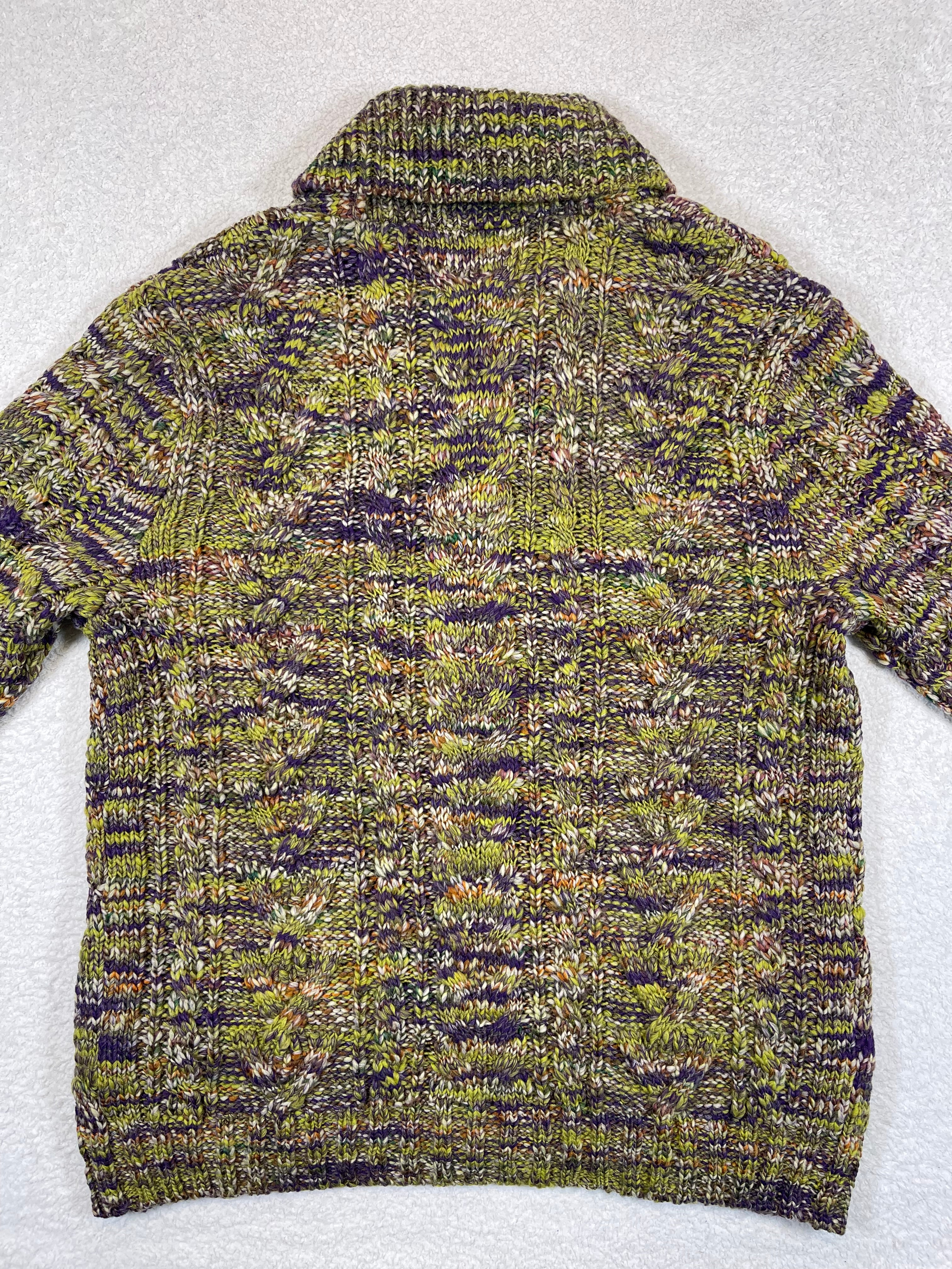 Ralph Lauren Denim & Supply Vintage Aran-Knit Wool-Blend Cardigan (2011)