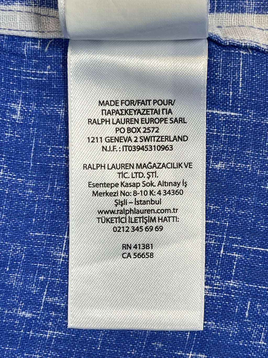 Polo Ralph Lauren CP RL-93 Patchwork-Leinenhemd