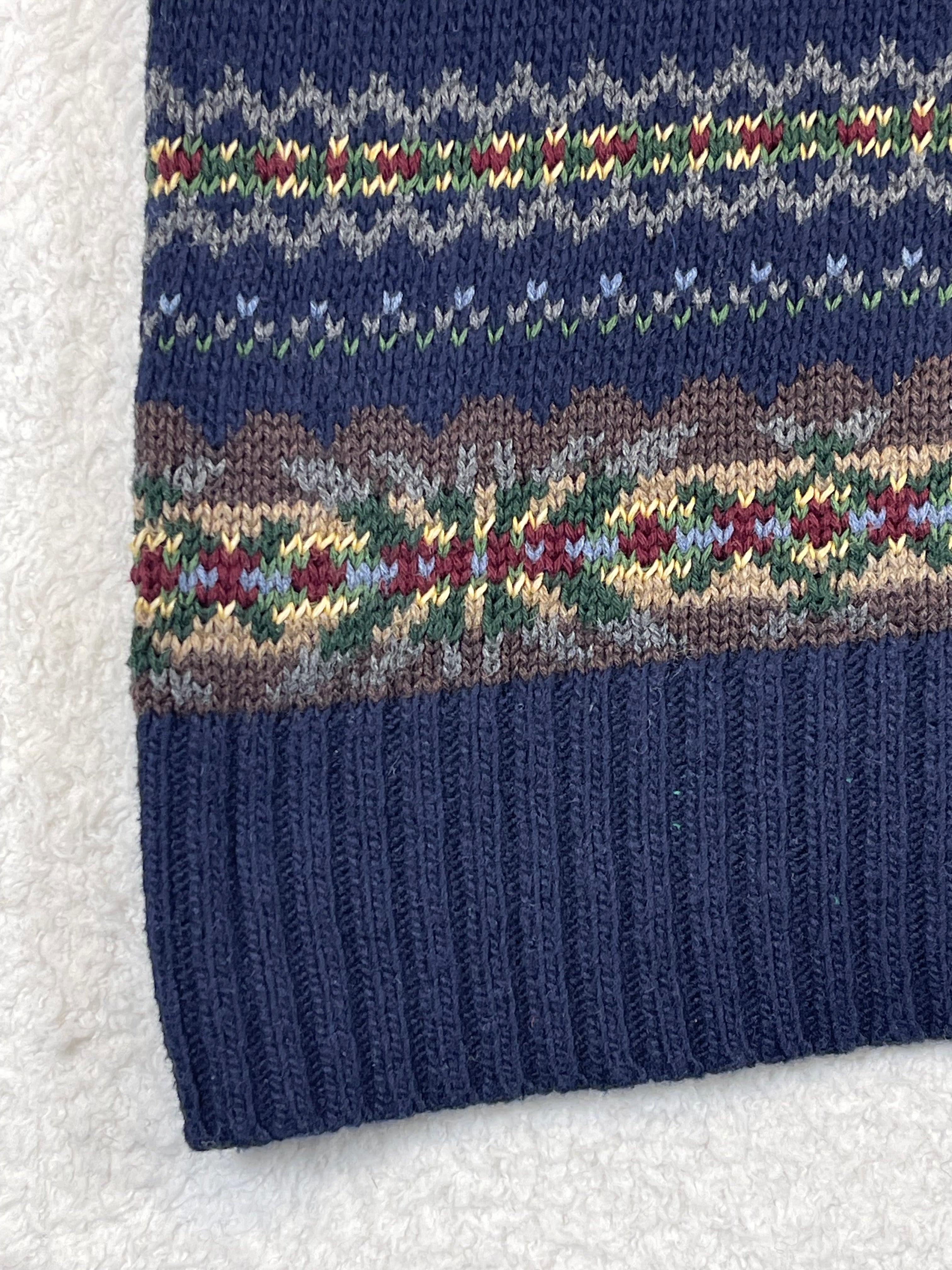 Polo Ralph Lauren Fair Isle Cotton & Cashmere-Blend Sweater