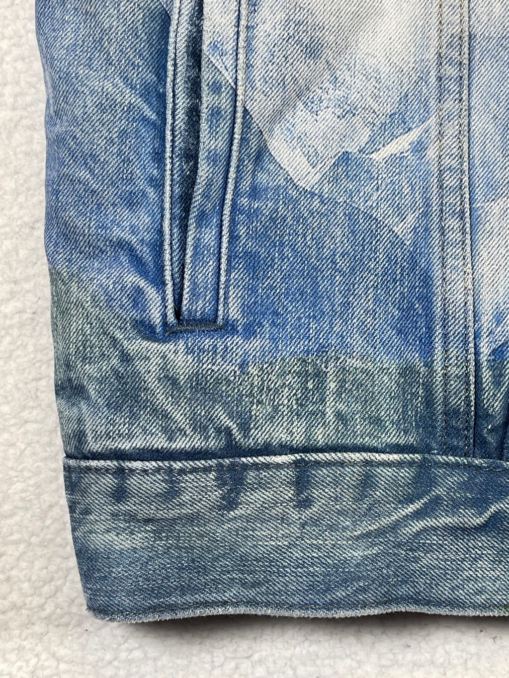 Polo Ralph Lauren Pattern-Lined Denim Trucker Jacket