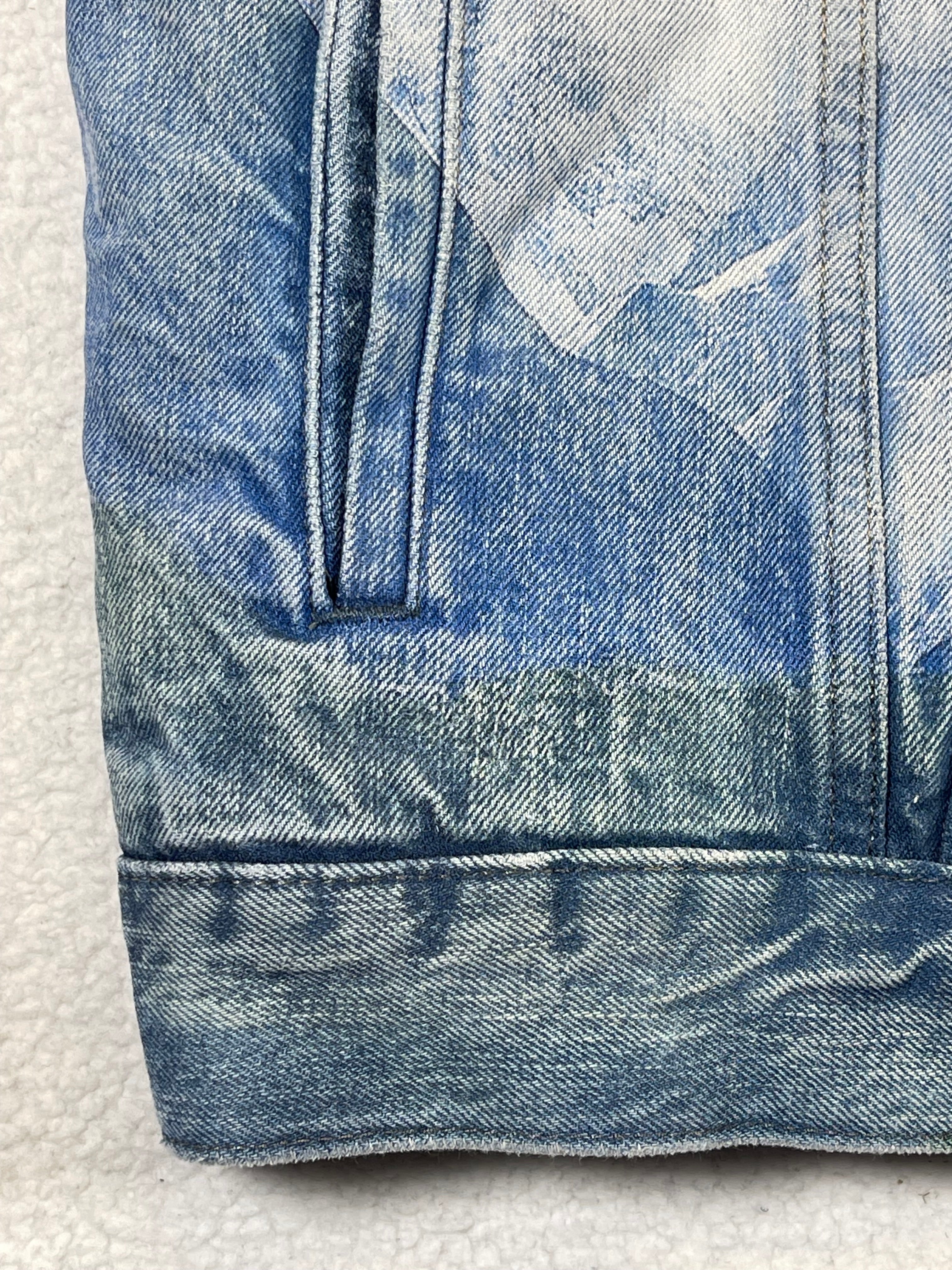 Polo Ralph Lauren Pattern-Lined Denim Trucker Jacket