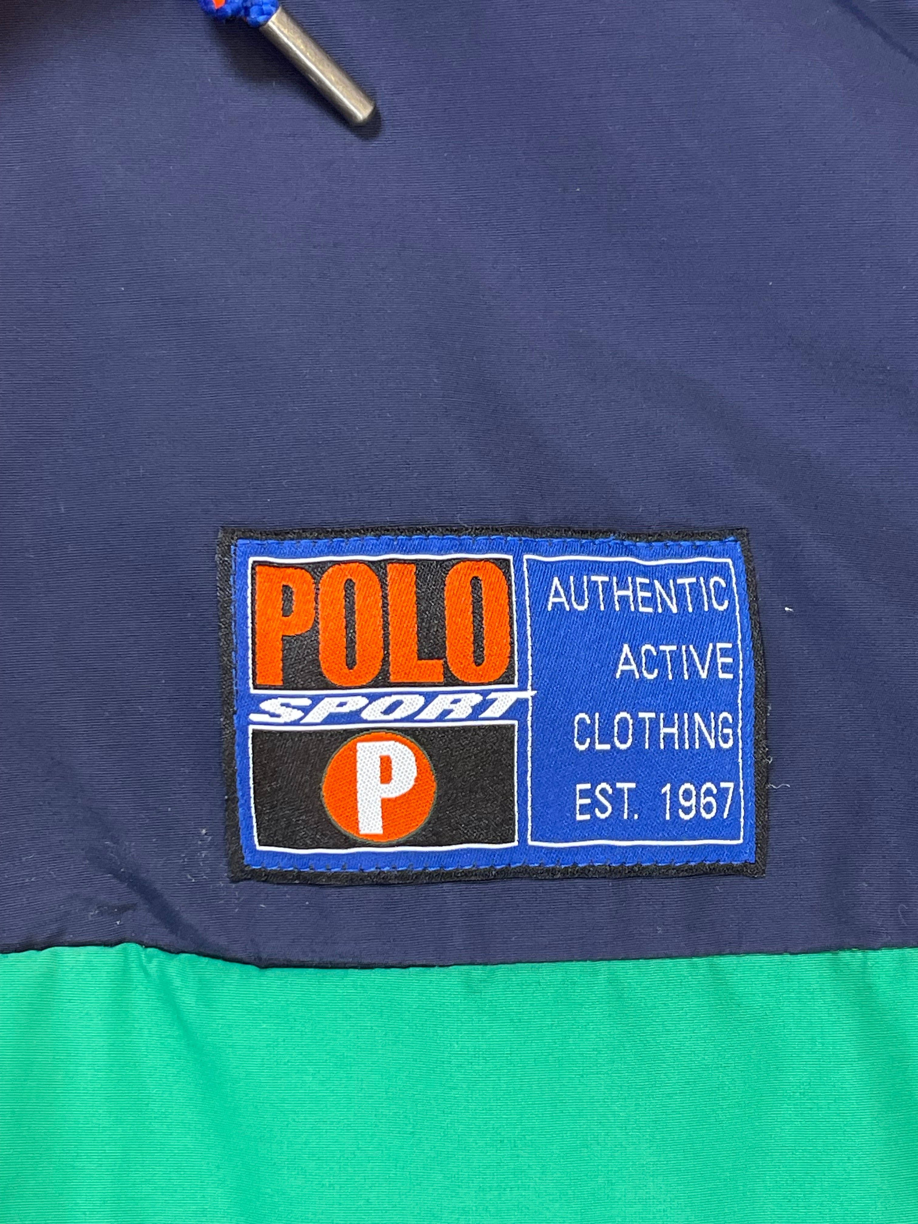 Polo Sport Ralph Lauren Color-Block Water-Repellent Pullover Jacket