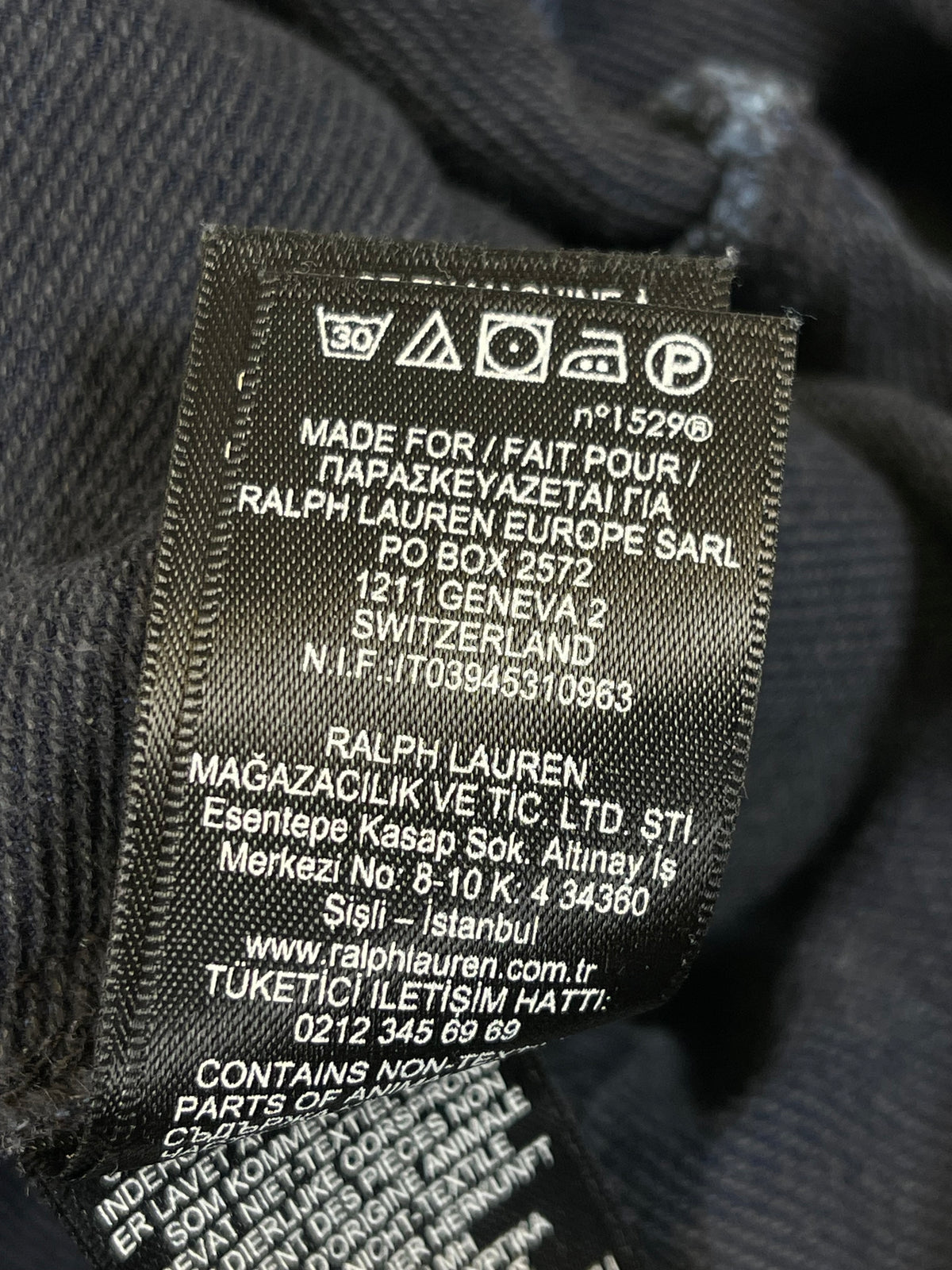 Ralph Lauren Double RL Indigo Corduroy Trousers